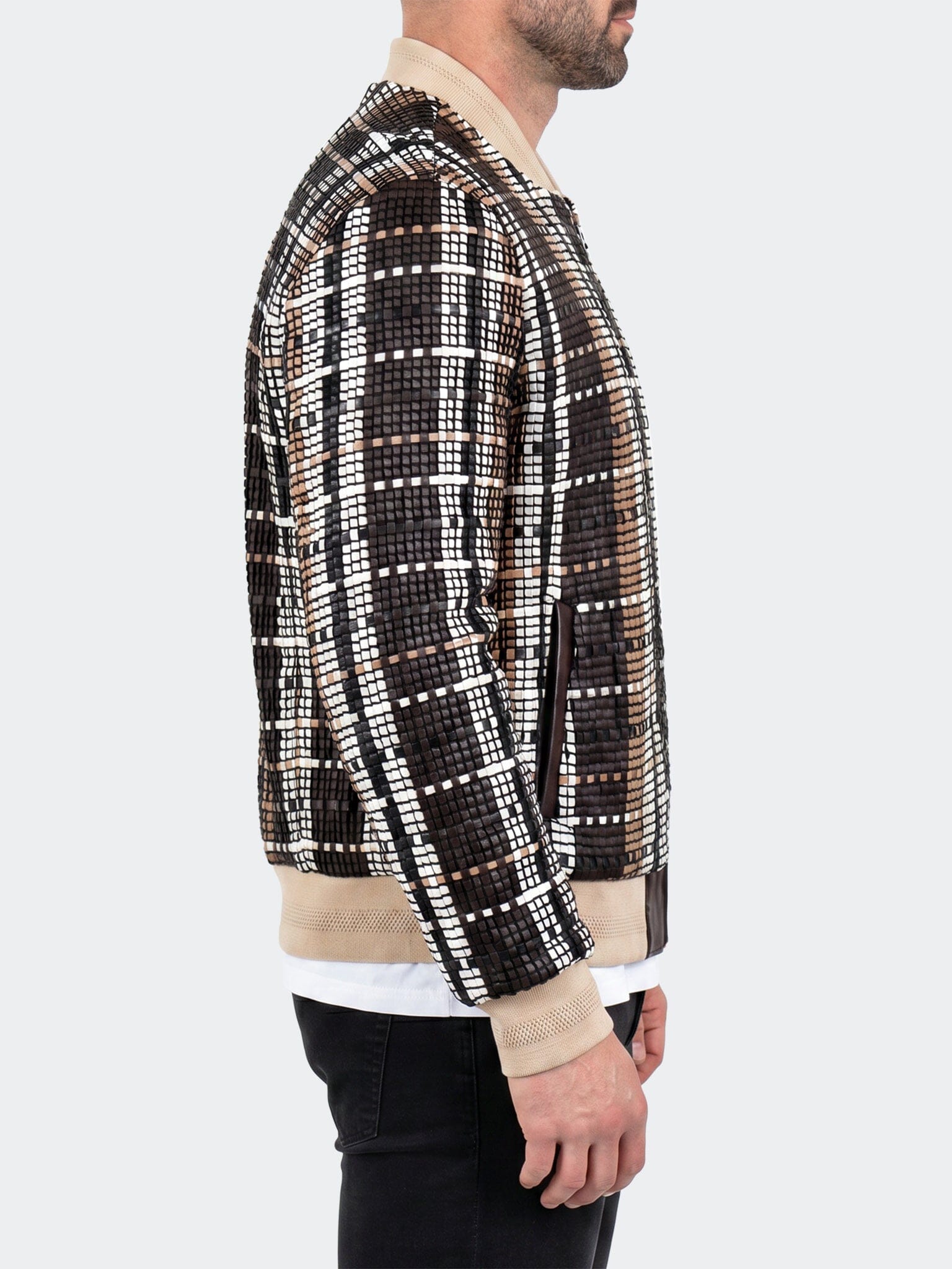 Jacket Leather UnknownTwelve Grey