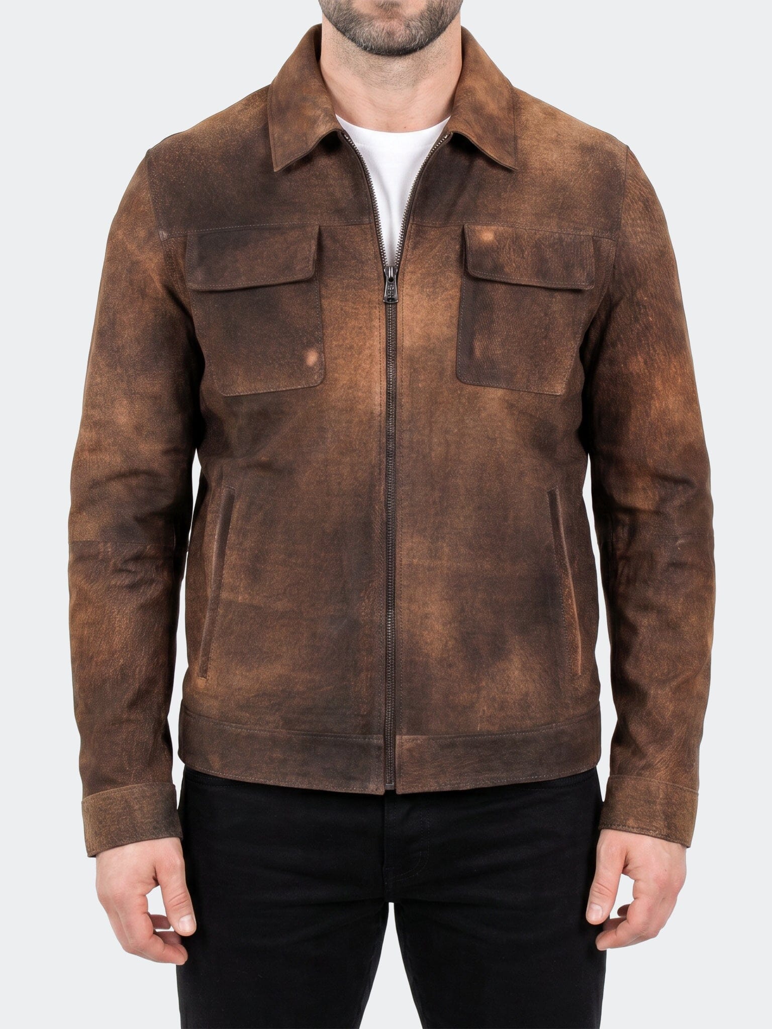 Jacket Leather UnknownThirtyNine Brown