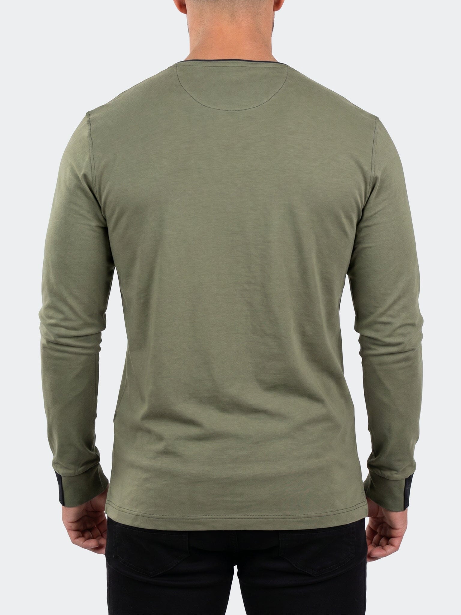 Edison V-Neck LS Long Sleeve Unknown004 Green
