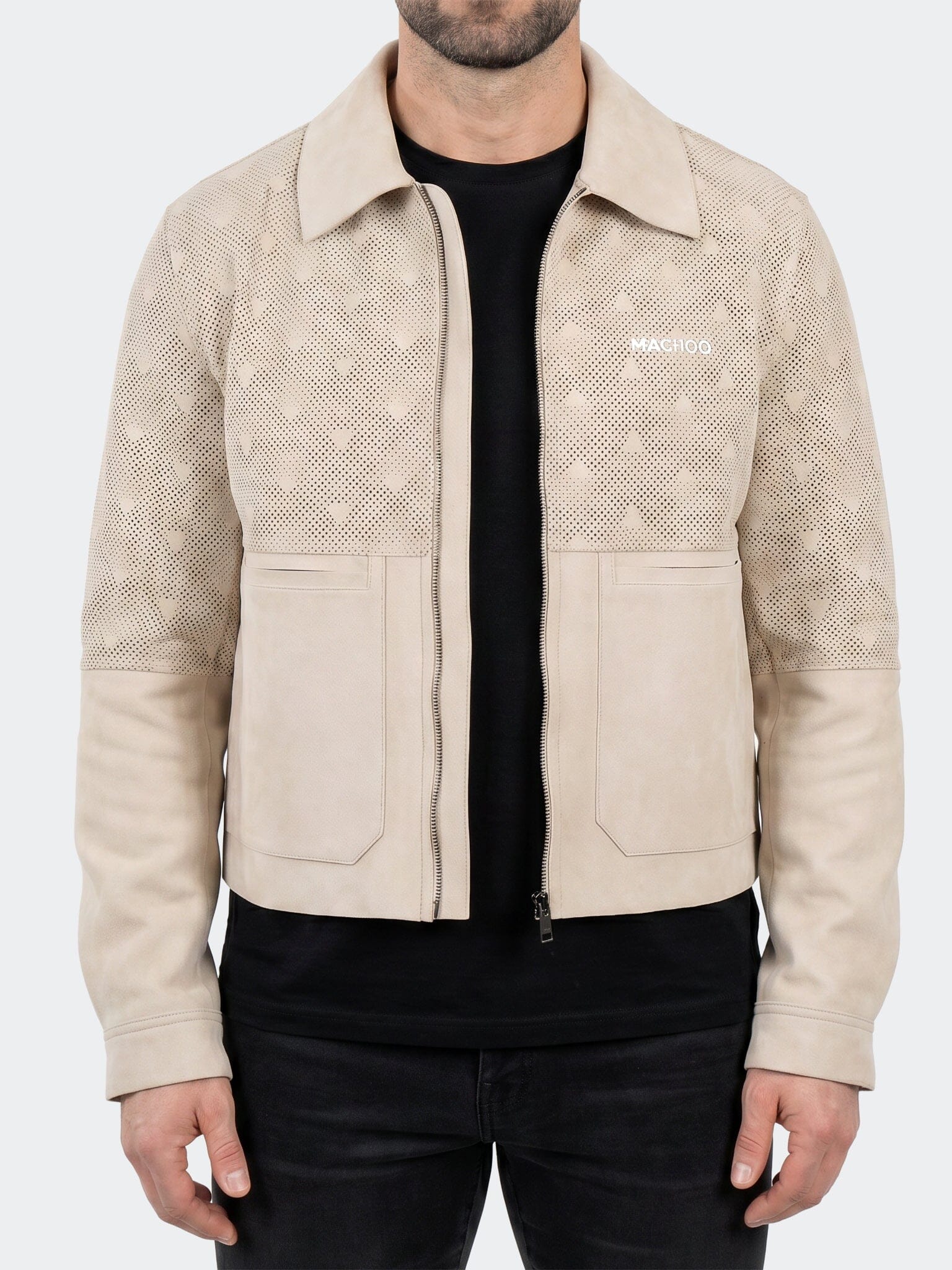 Jacket Leather Unknown 0019 Beige
