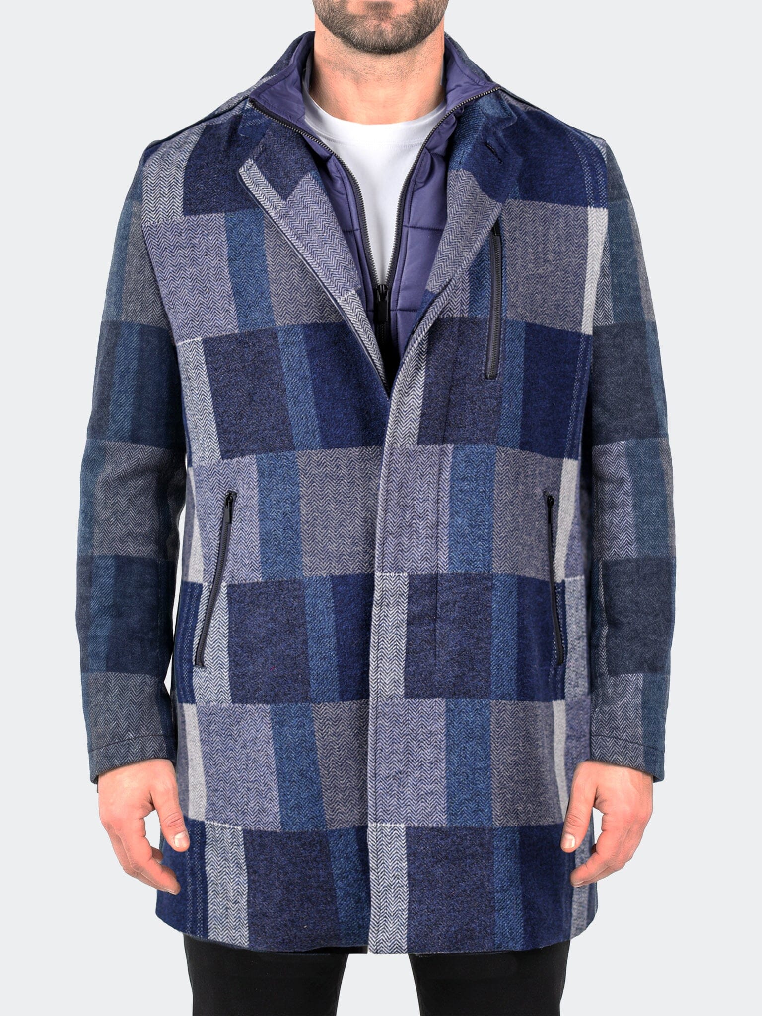 Jacket Peacoat Unknown 0027 Blue