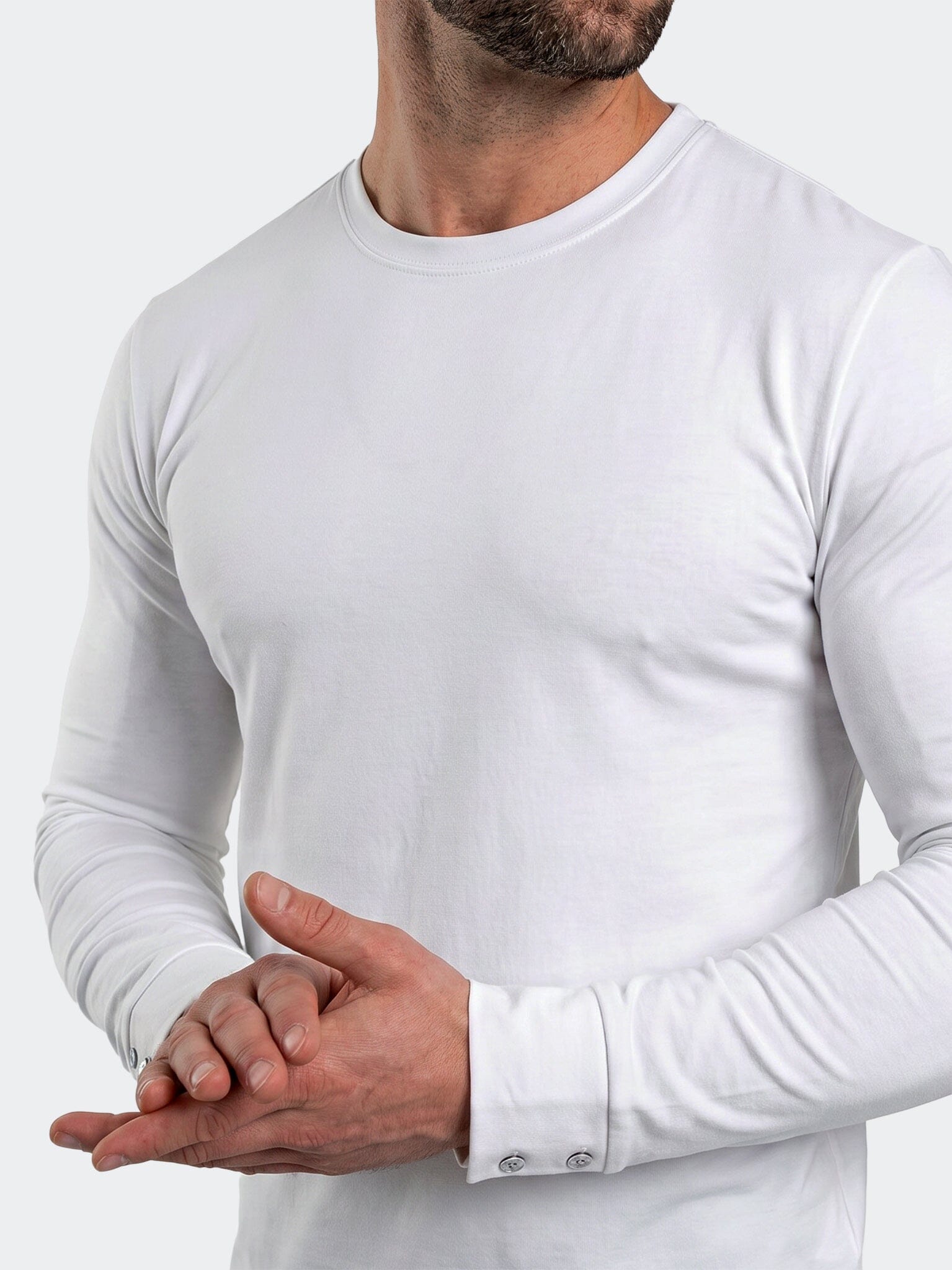Athleisure Tee LS Unknown018 White