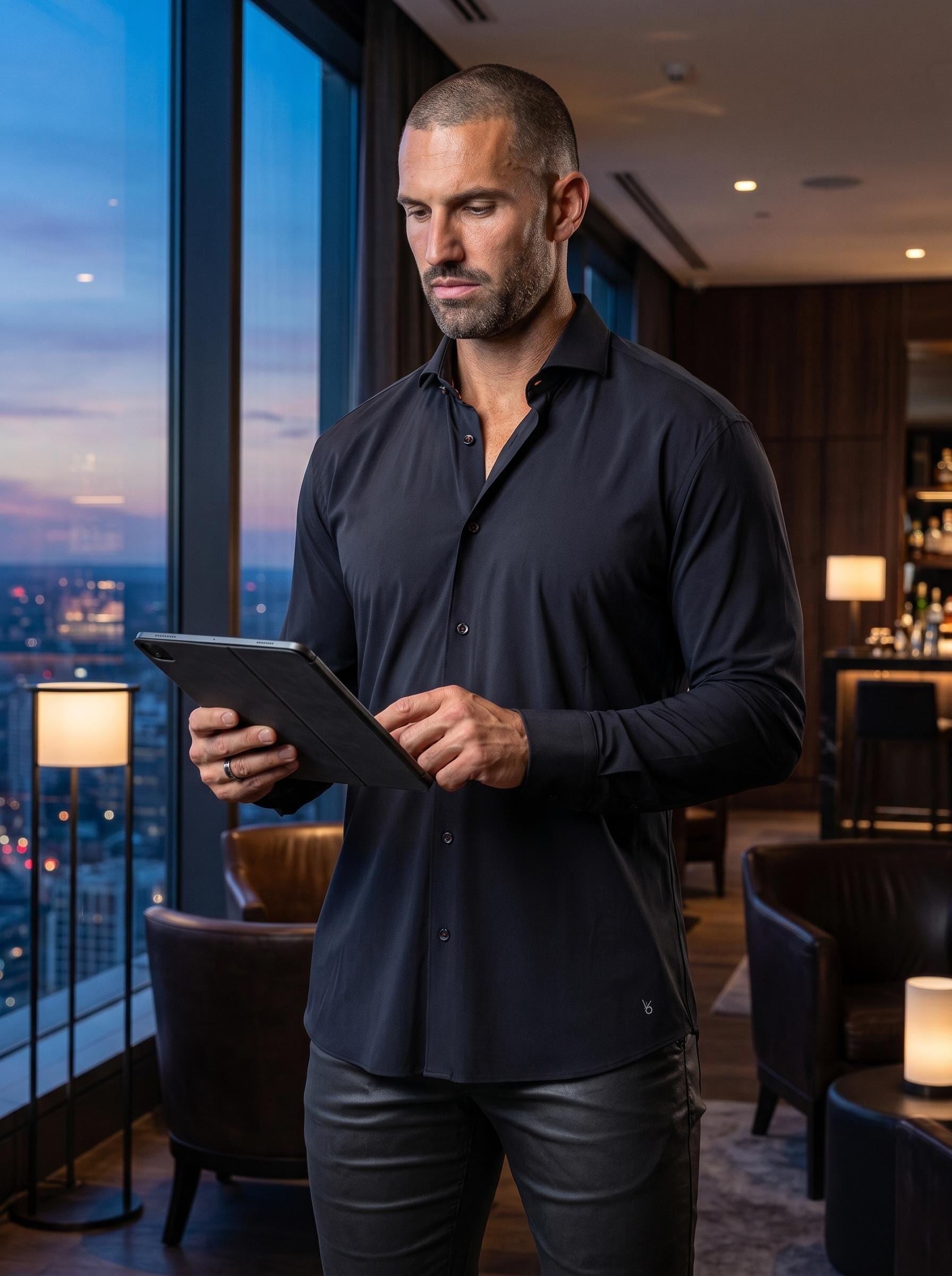 Performance Black Dress Shirt