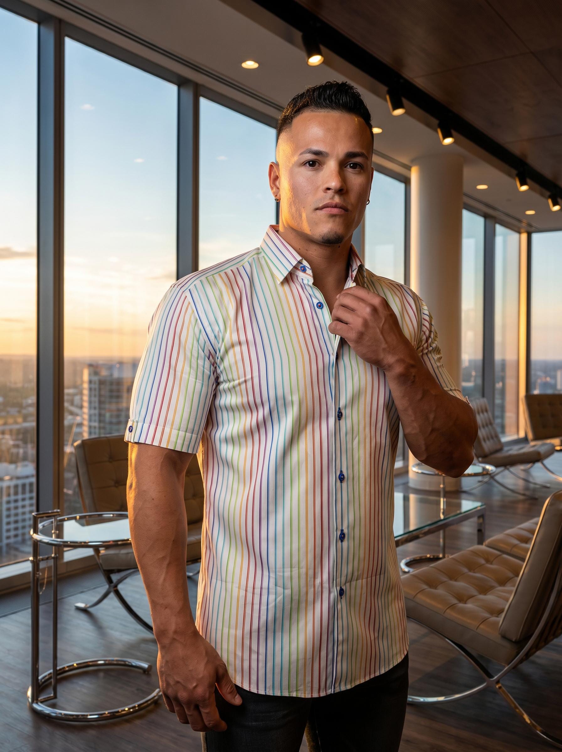 Galileo Locus Multi Stripe Shirt