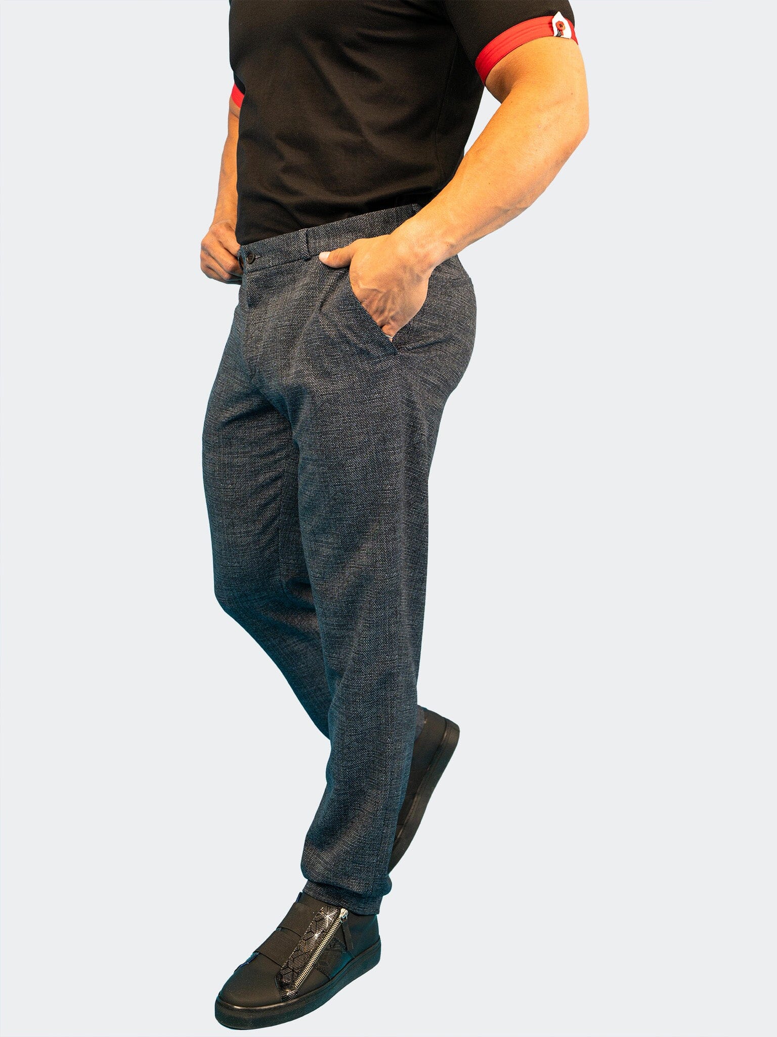 Stretch Waves Blue Pants
