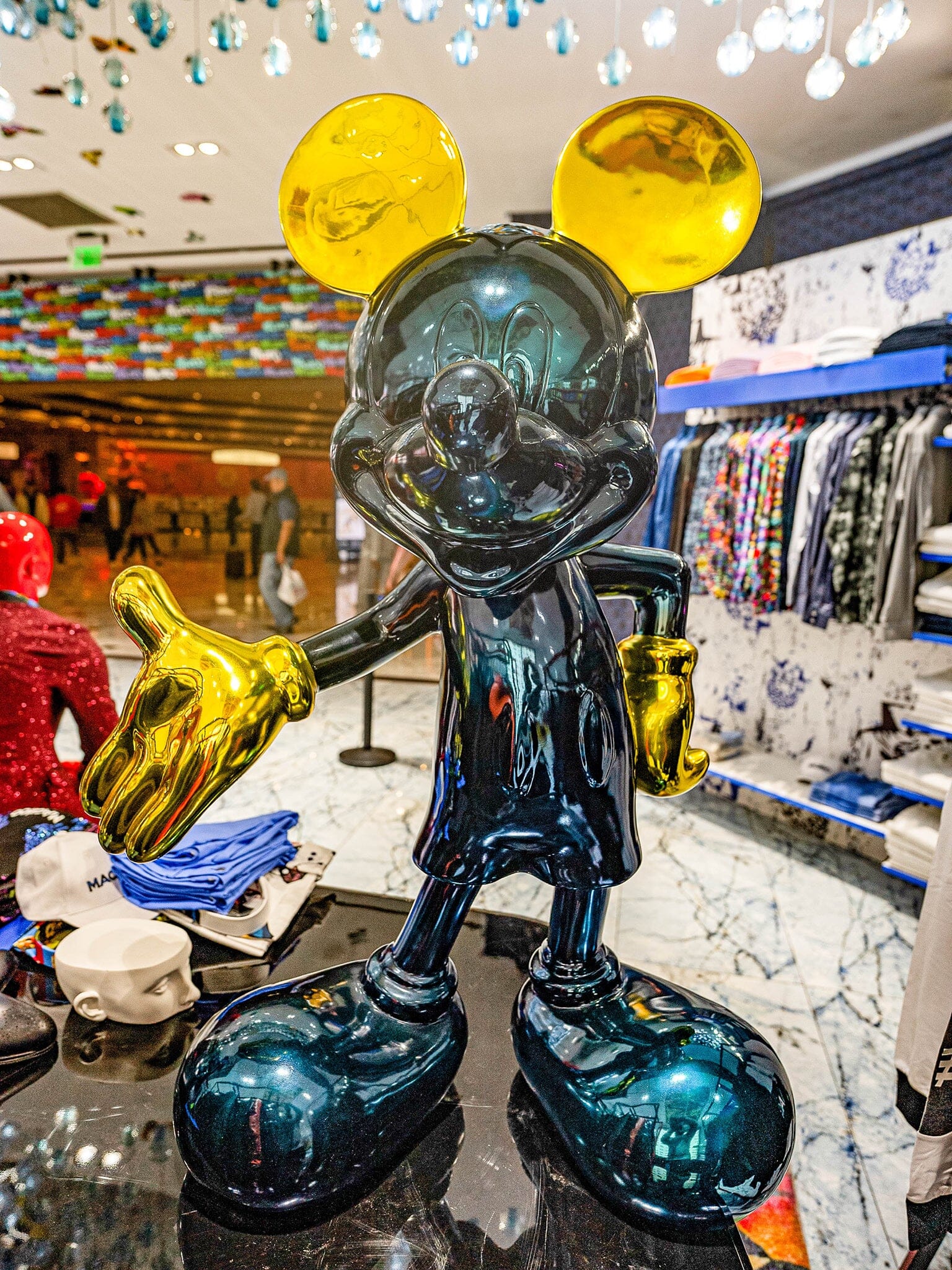 Statue Mickie Blued