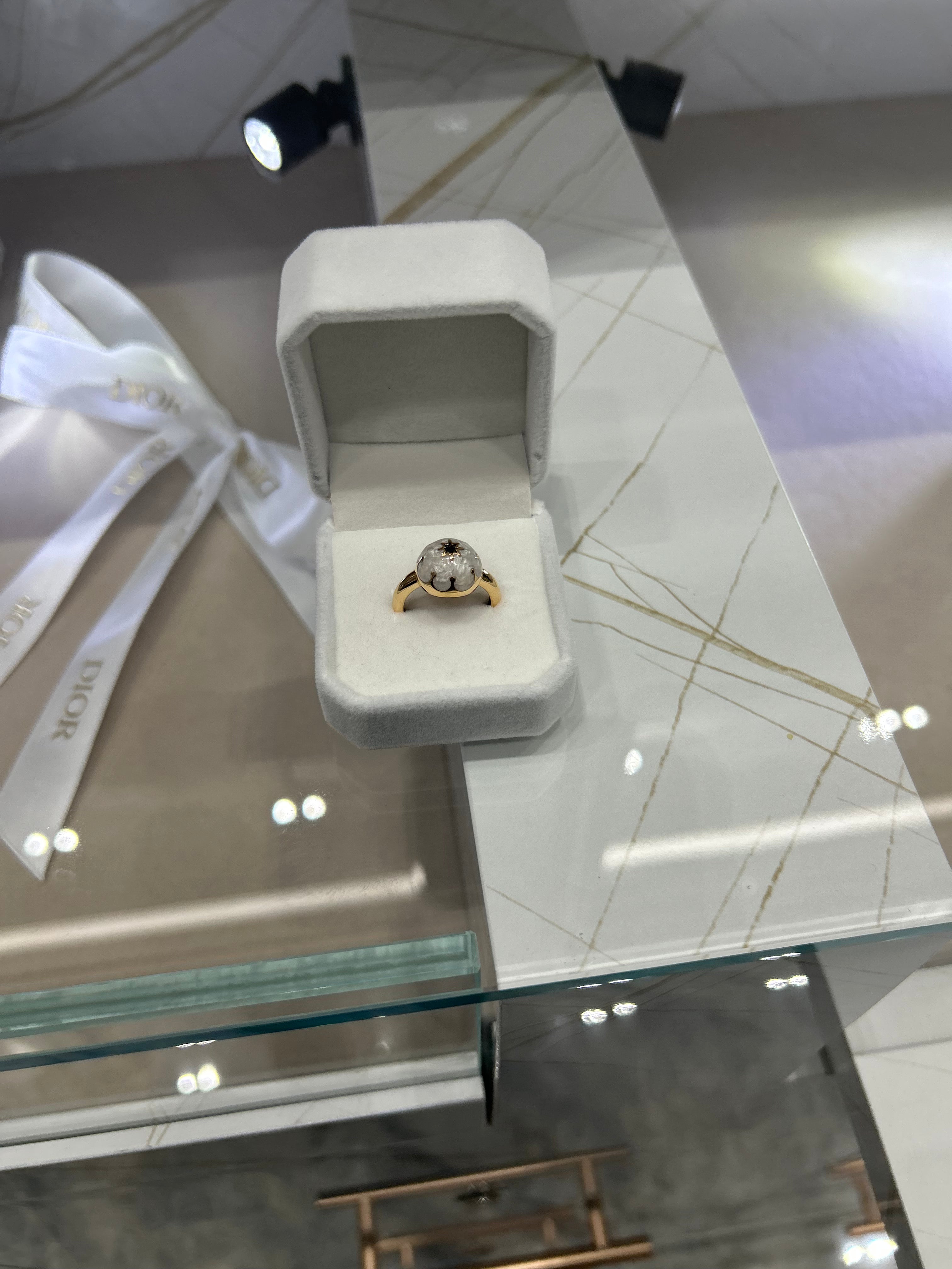 Women's Jewellery Rings SI RNG008 Dior Gold