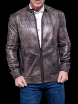 Leather Resistance1015 Brown View-3