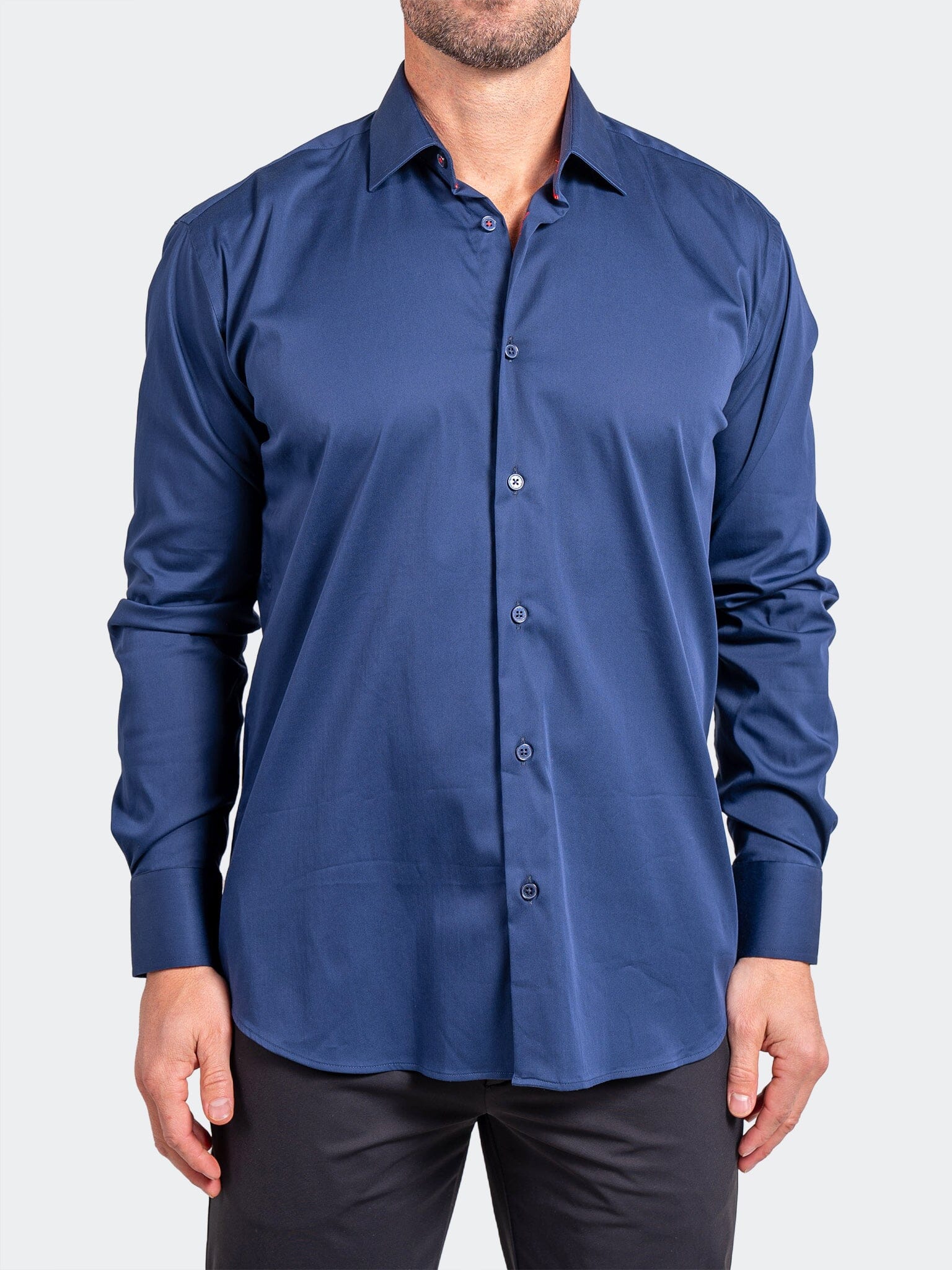 maceoo dress shirts Fibonacci Jing Cotton Button-Up Shirt White Made from 100% luxe breathable cotton fabric from Italian mills and tailored for a perfect balance between a regular and trim fit Maceoo Men's Blacklabel Softstretch Ascension
