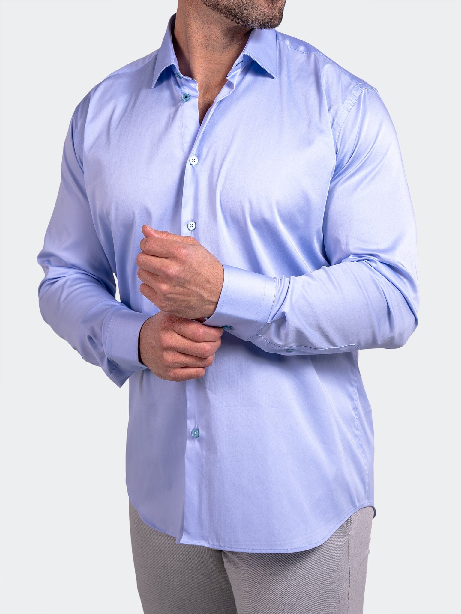 Black Label Softstretch Blue Shirt