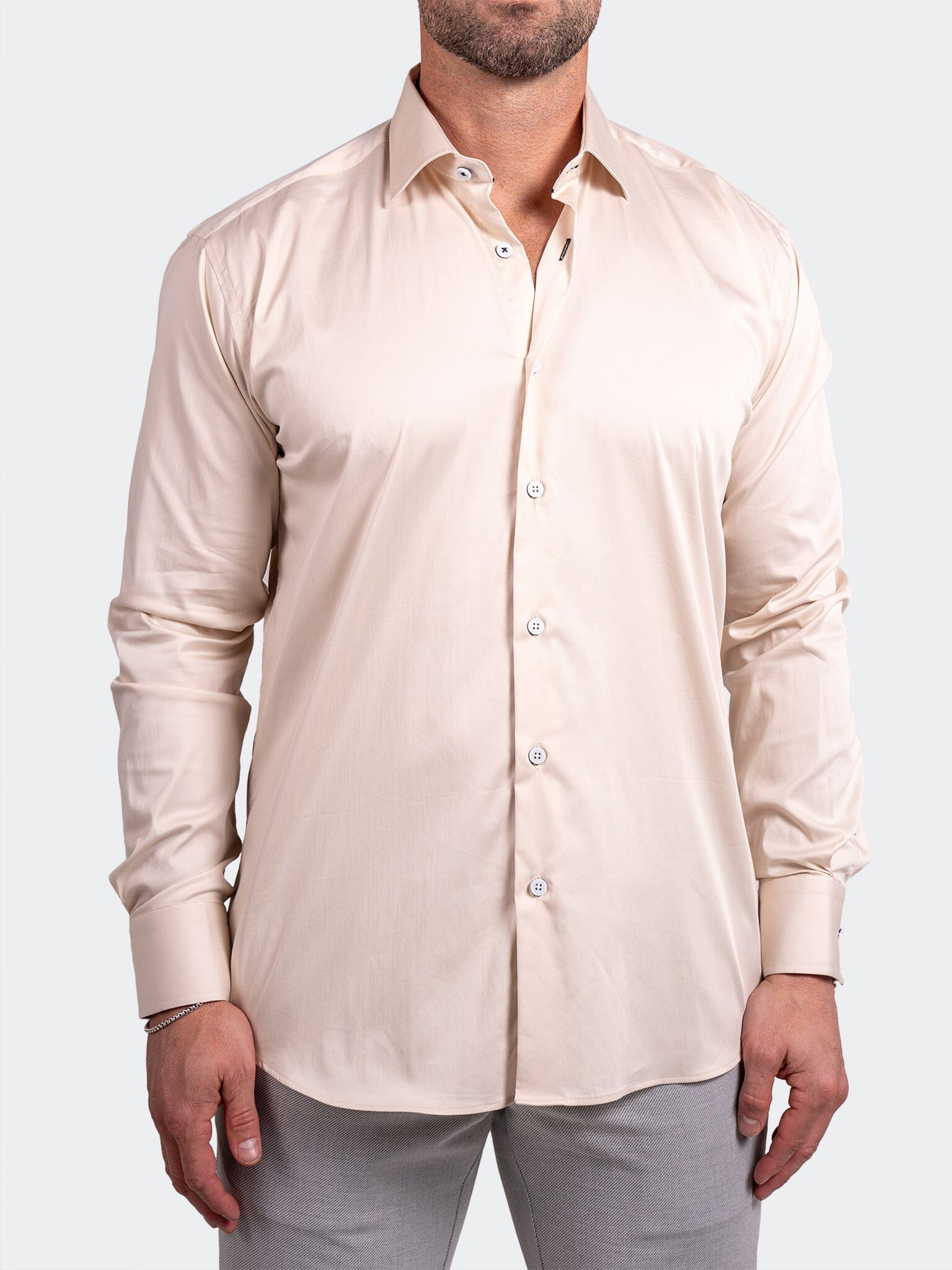 Black Label Stretch Blush Shirt