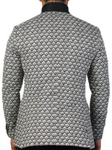 Blazer Descartes Chess Grey View-5