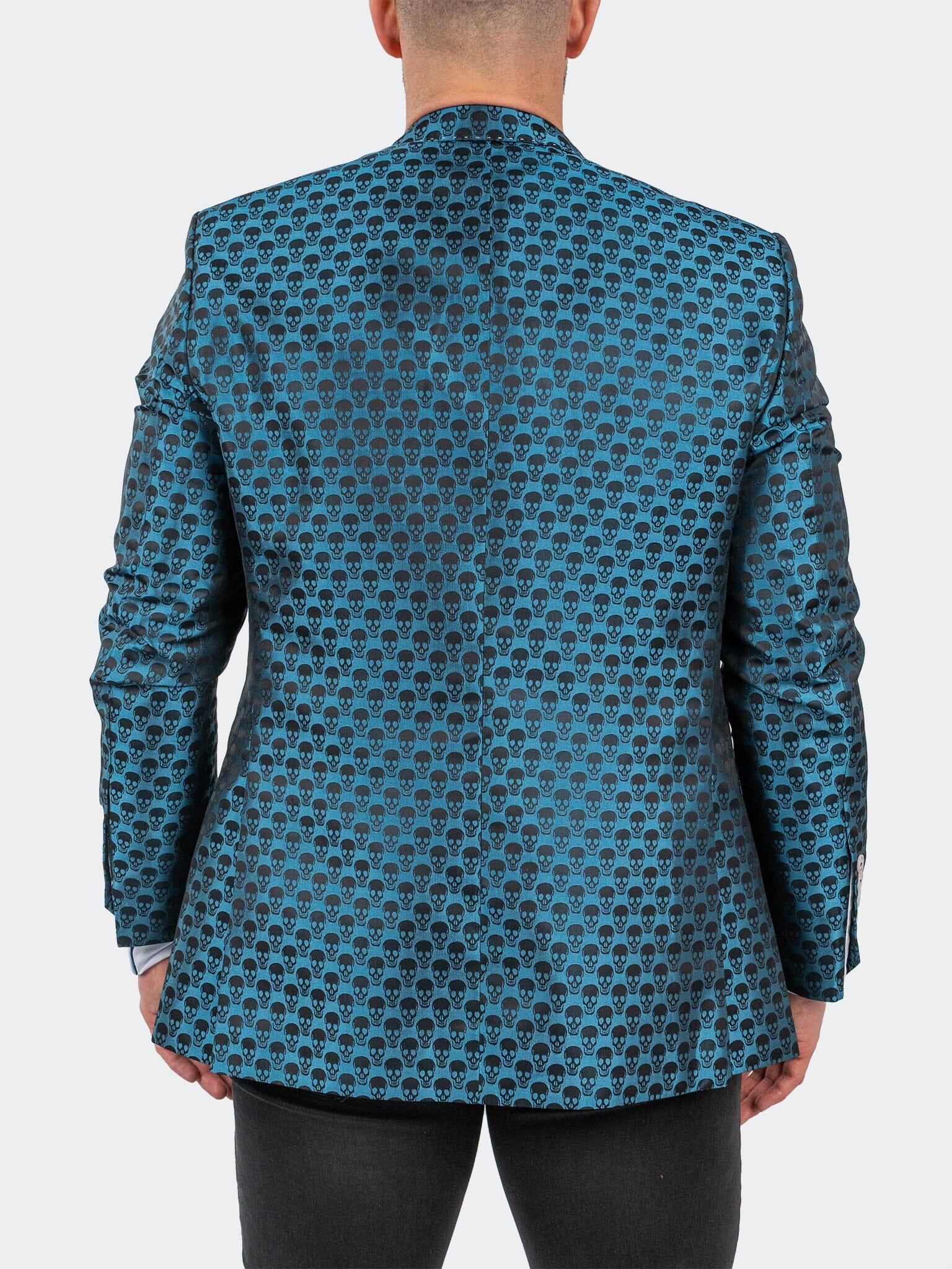 SkullRepeat Blue Blazer
