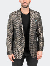 Blazer SkullRepeat Brown View-1