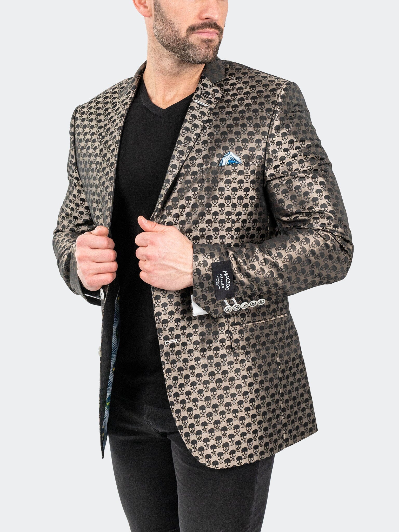 SkullRepeat Brown Blazer