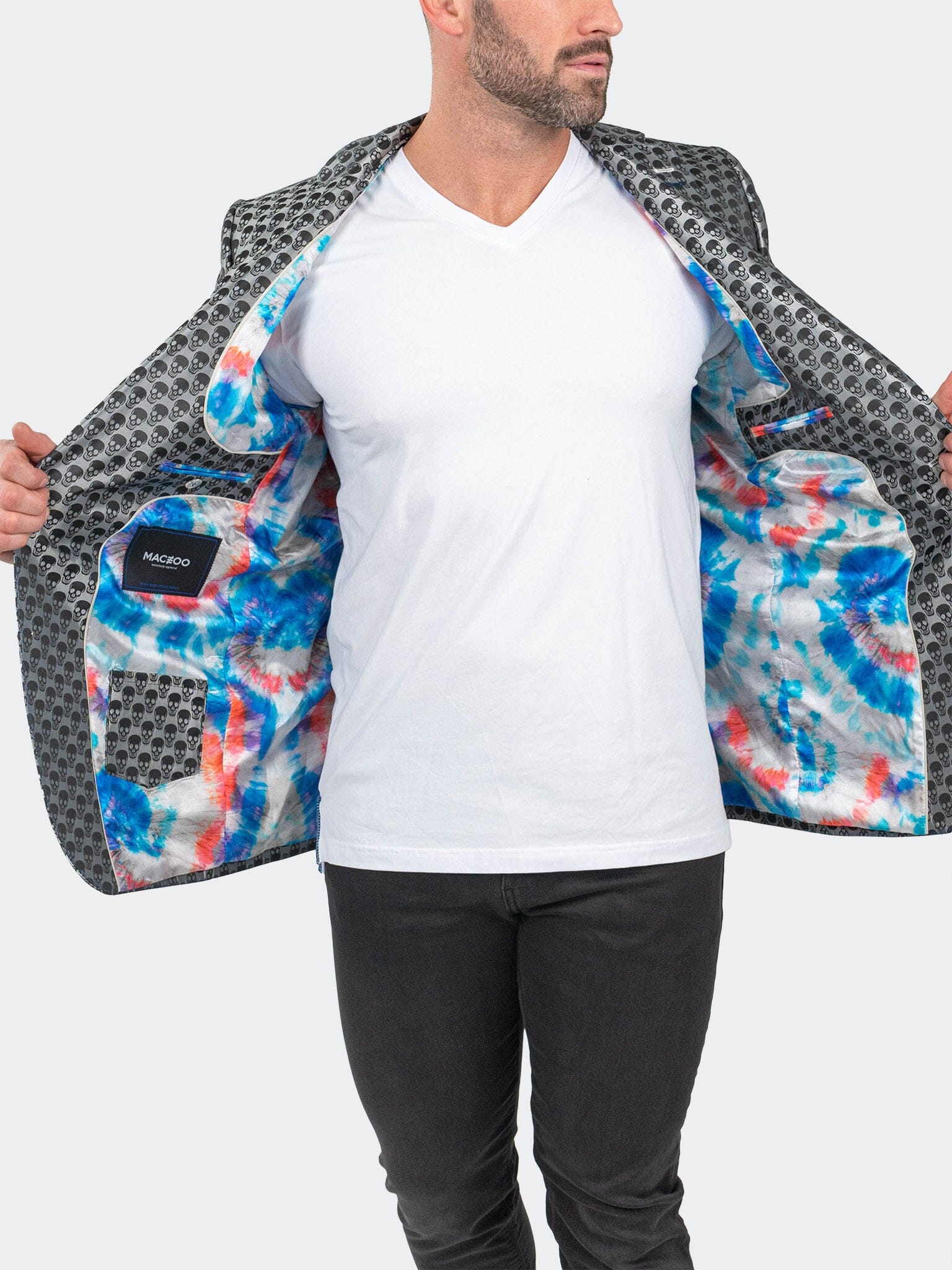 SkullRepeat Grey Blazer