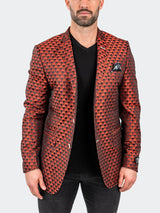 Blazer SkullRepeat Orange View-1