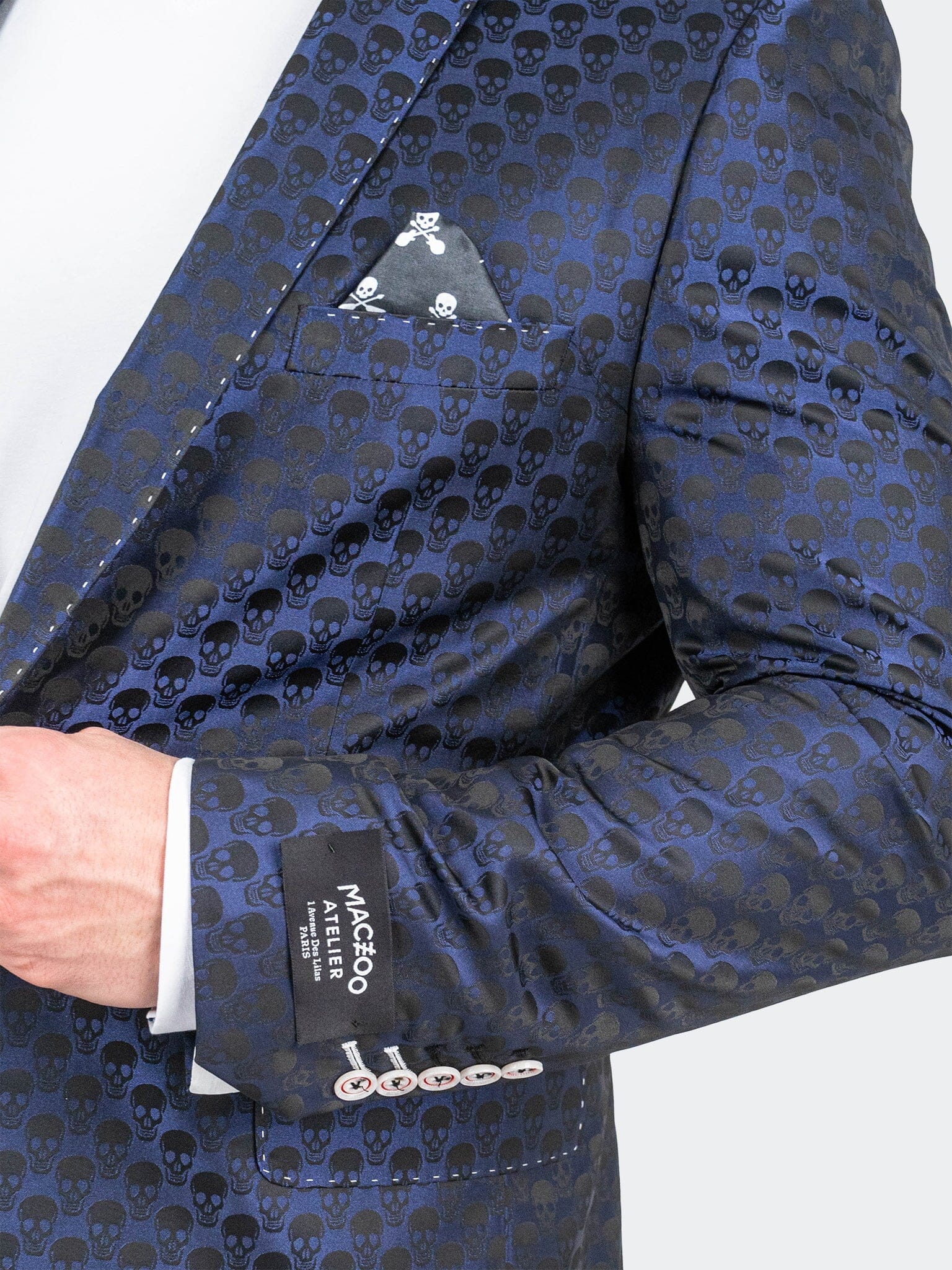 Socrate Skull Blue Blazer