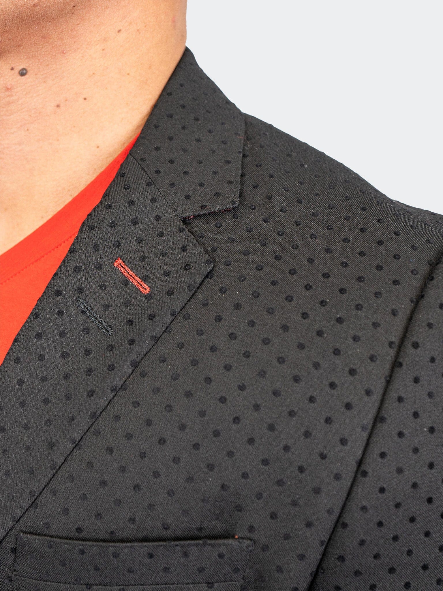 Socrates DotFlok Black Blazer