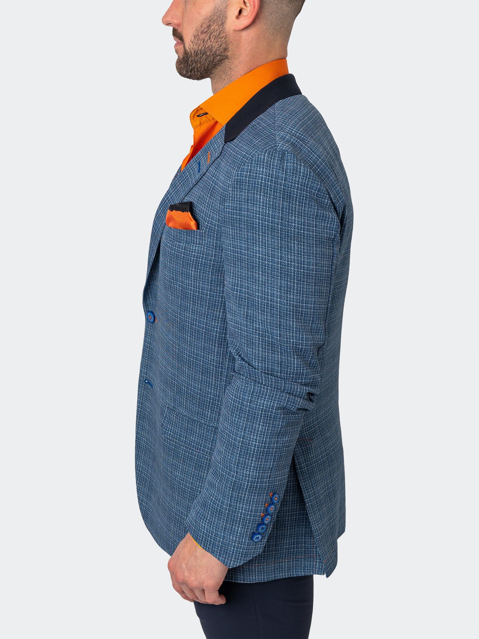 Blazer Unconstructed Preppy Blue