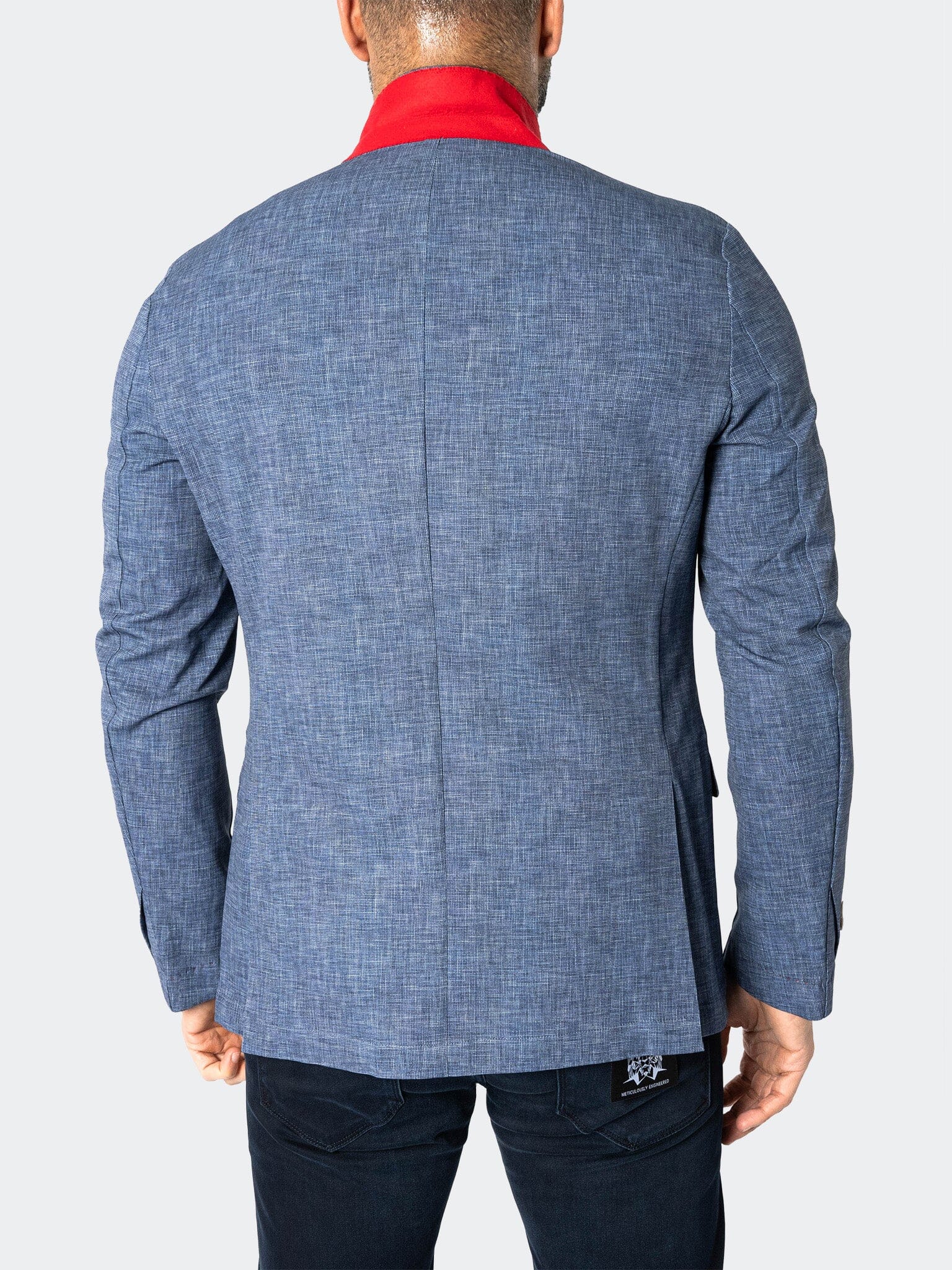 Unconstructed Slate Blue Blazer