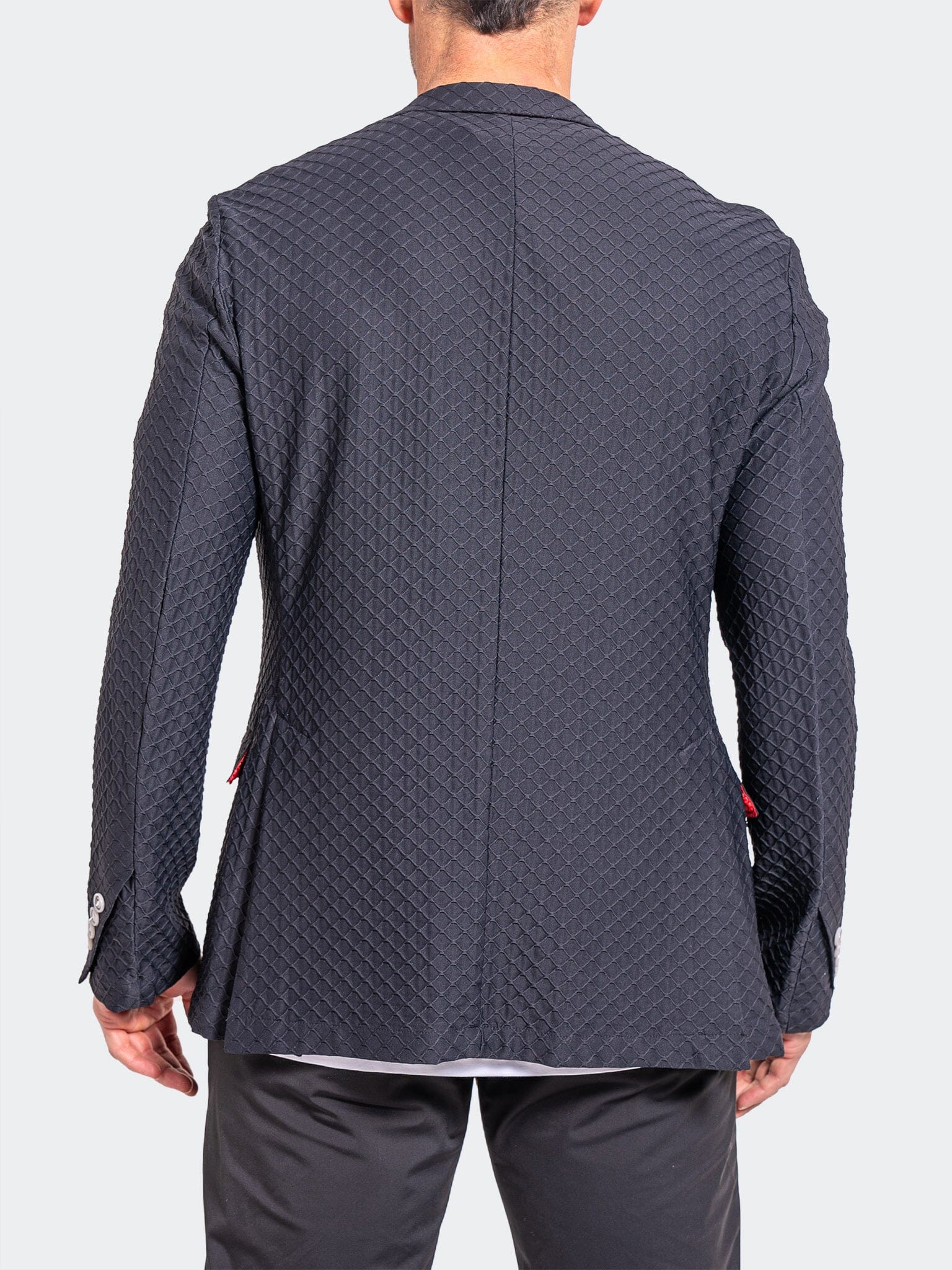 Unconstructed Stretch Black Blazer