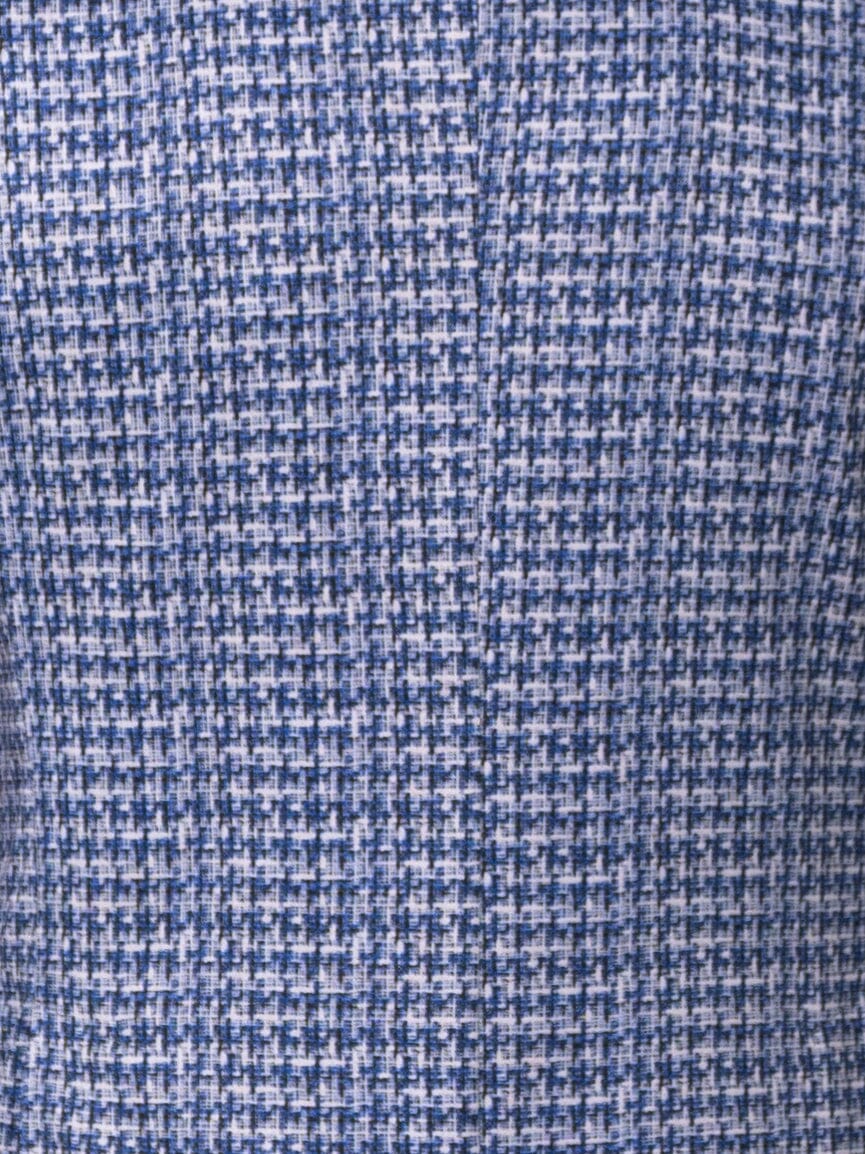 Blazer Unconstructed Interlocked Blue