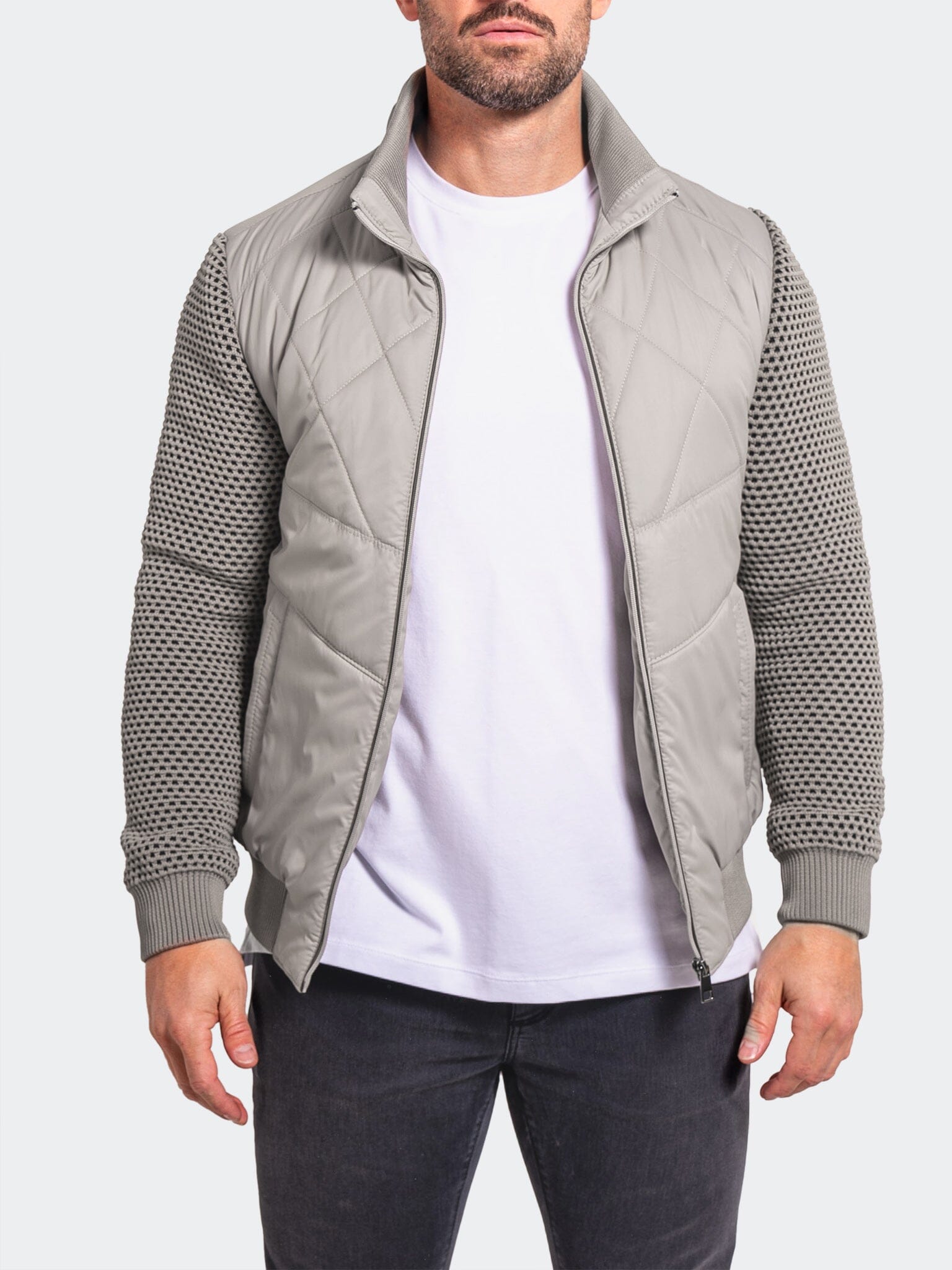 Ascension Grey Bomber Jacket