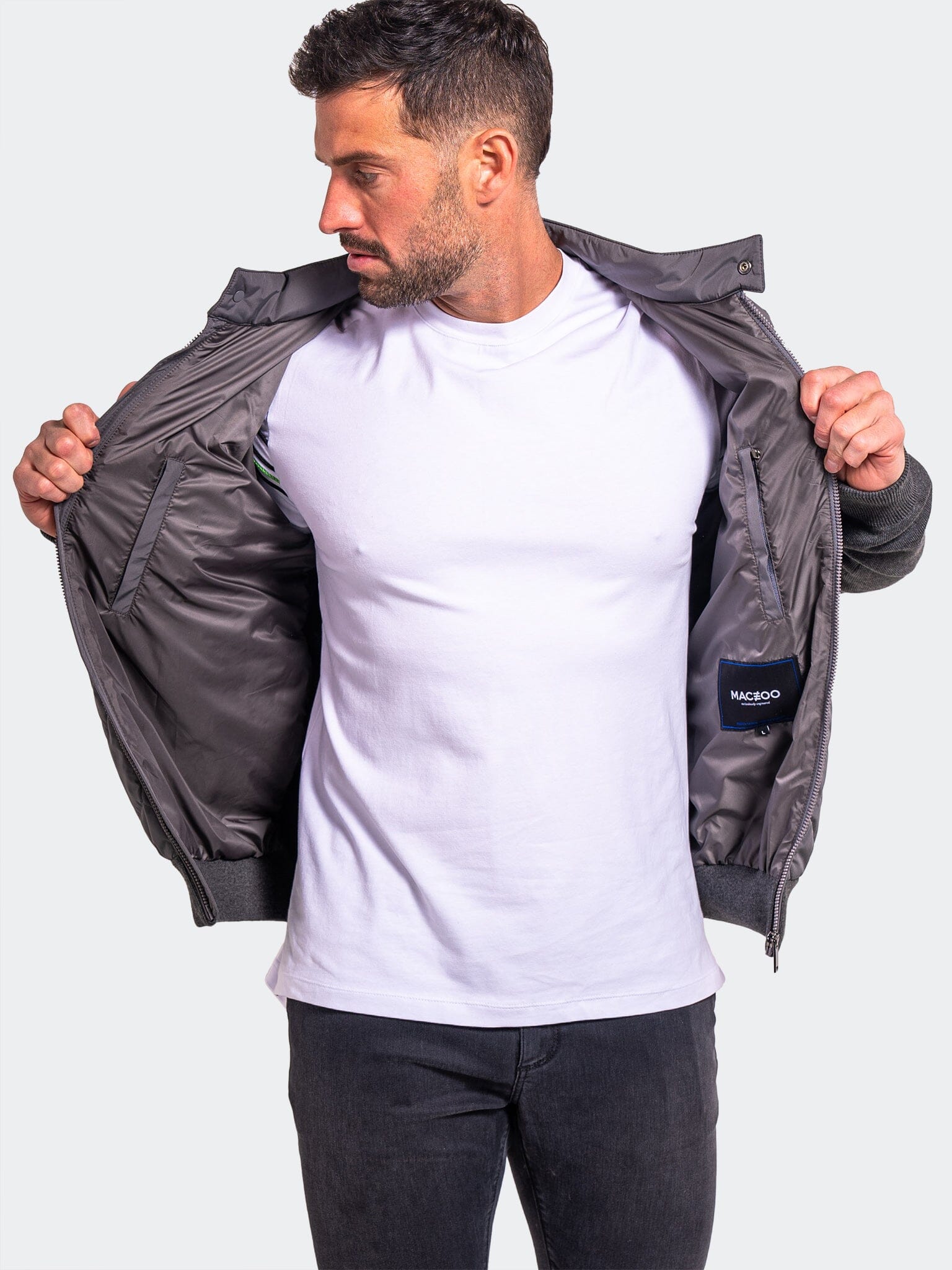 Bomber Moon Grey