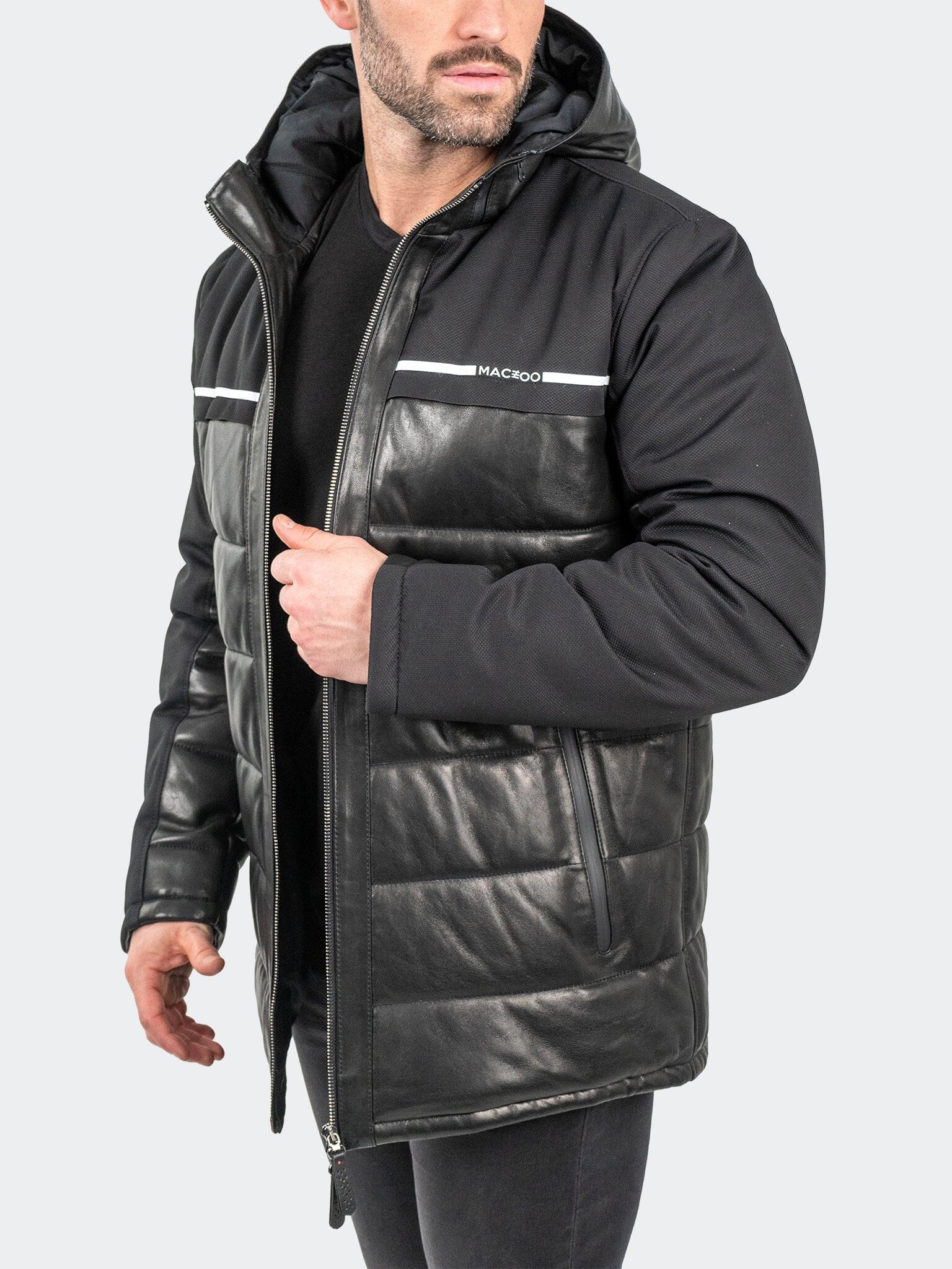 Mountain Black Puffer Jacket