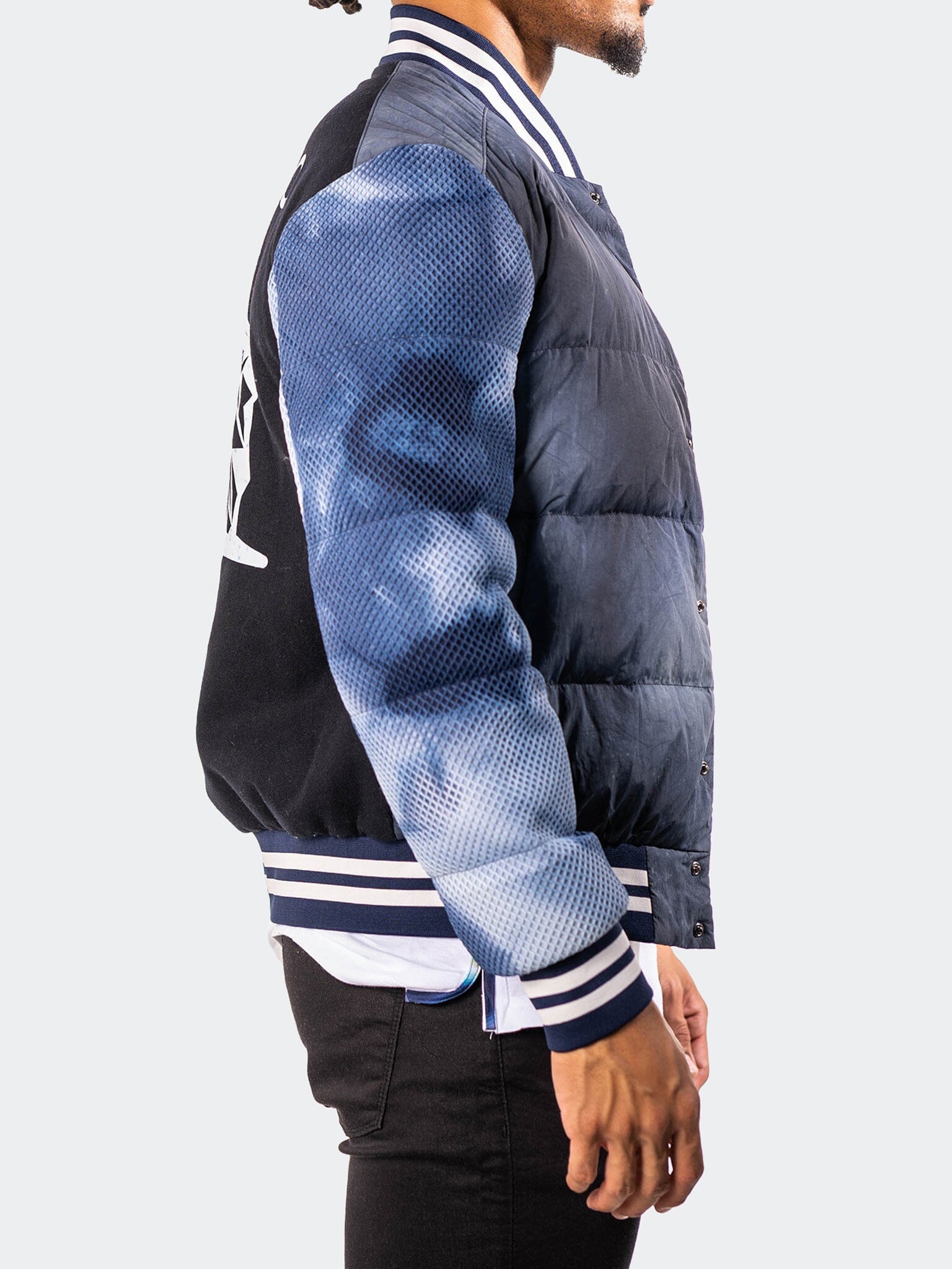 OceanSky Blue Bomber Jacket