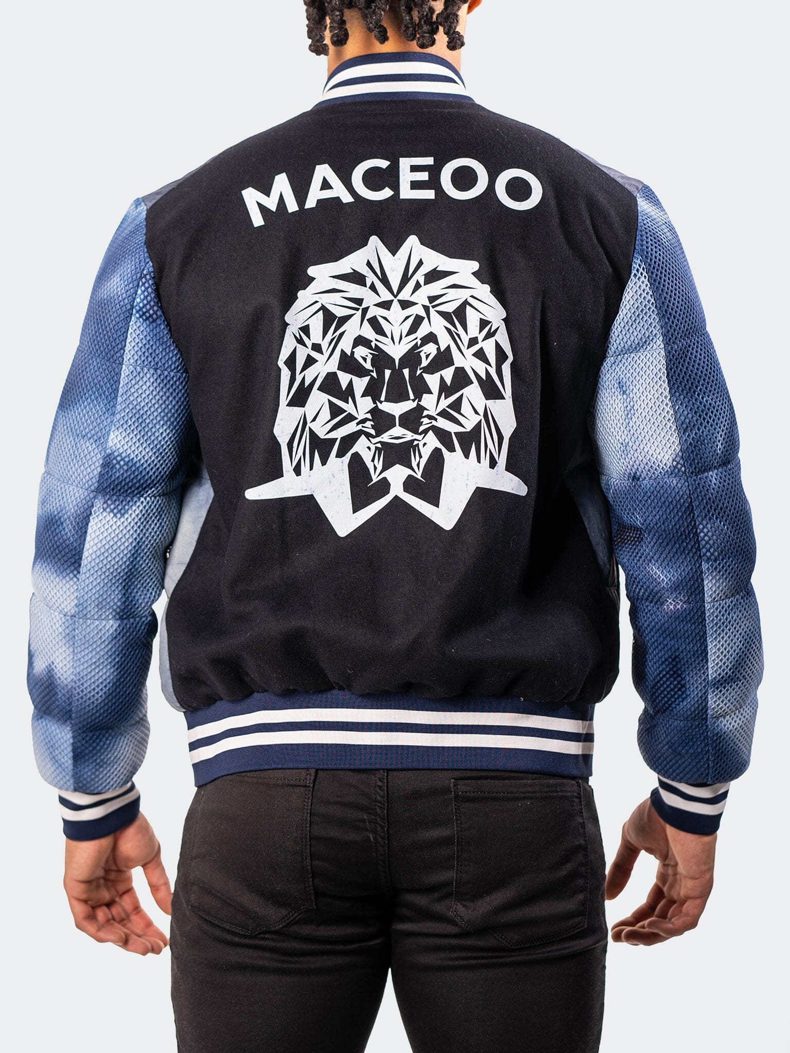 OceanSky Blue Bomber Jacket
