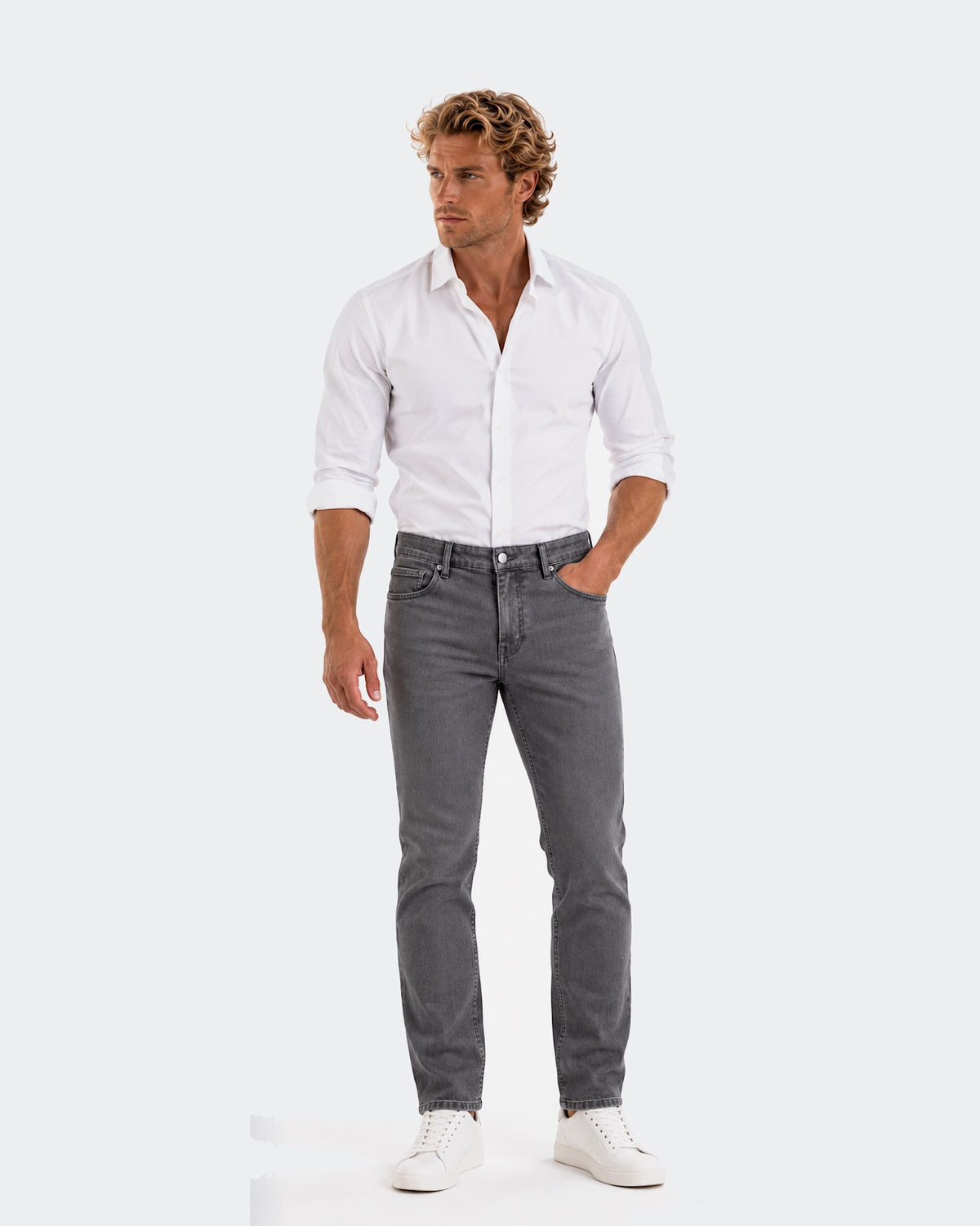 Bottom Jeans Unknown 0033 Grey