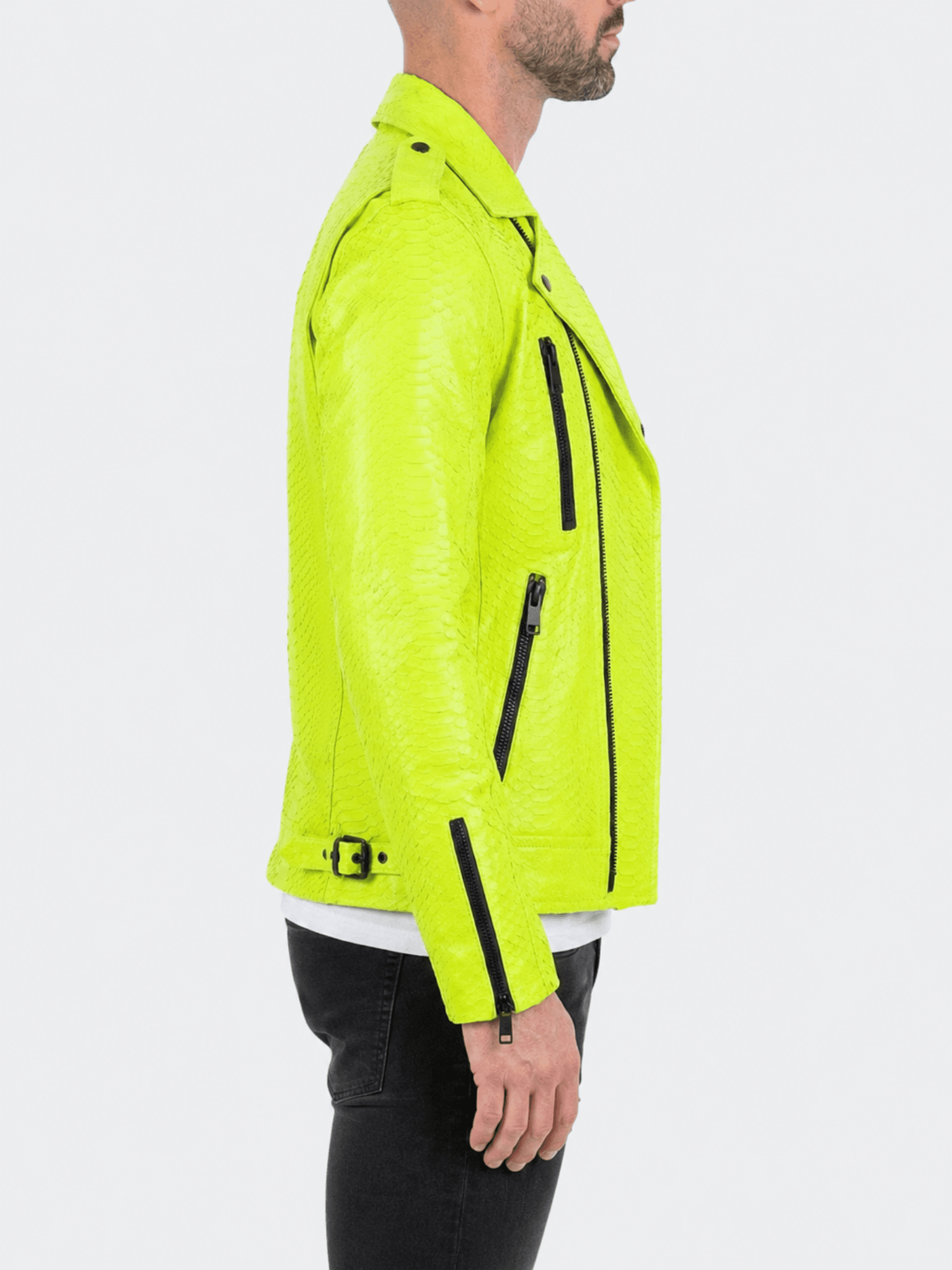 Leather PythonNeon Yellow