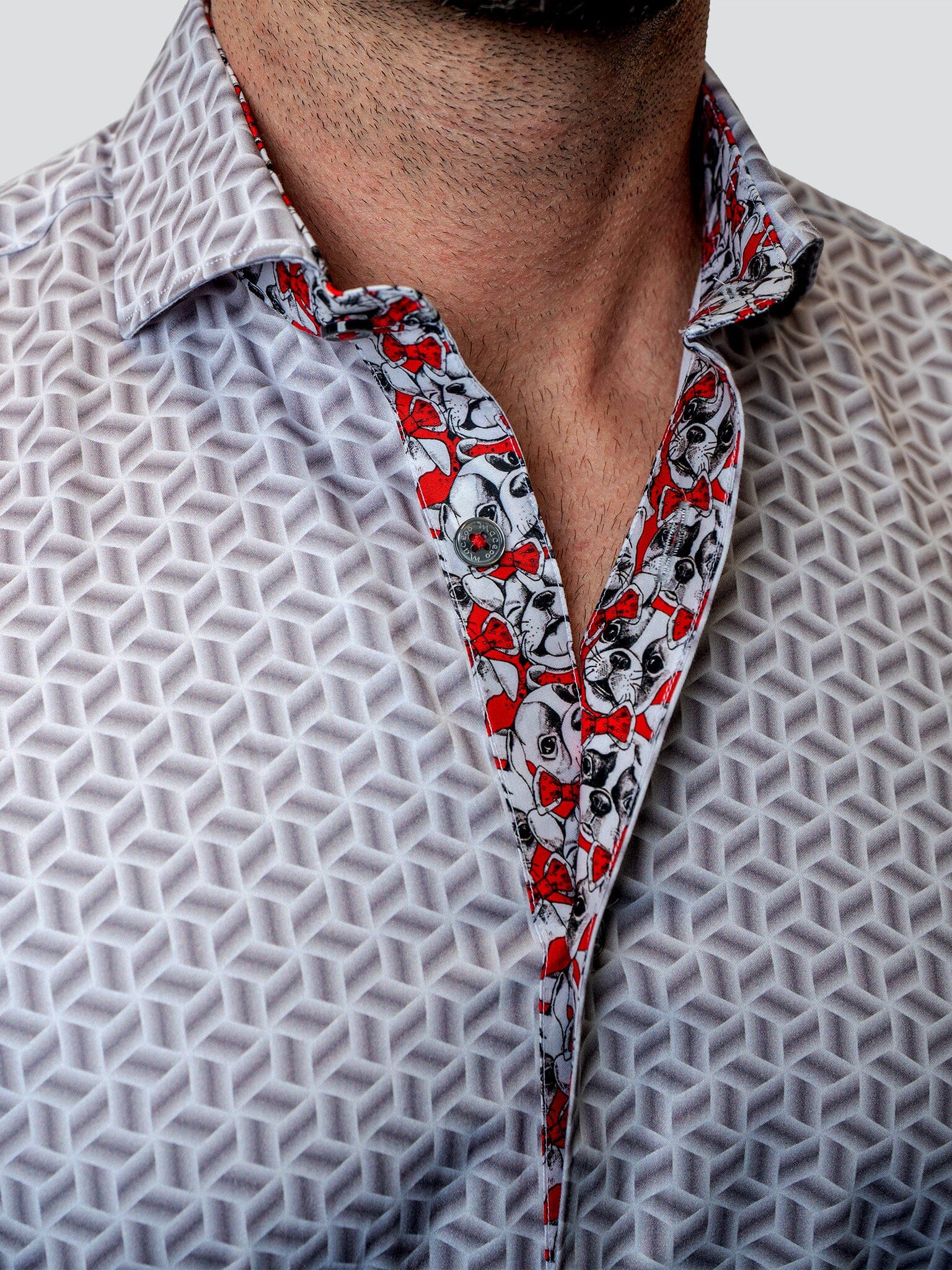 Eins 3D Square Grey Shirt