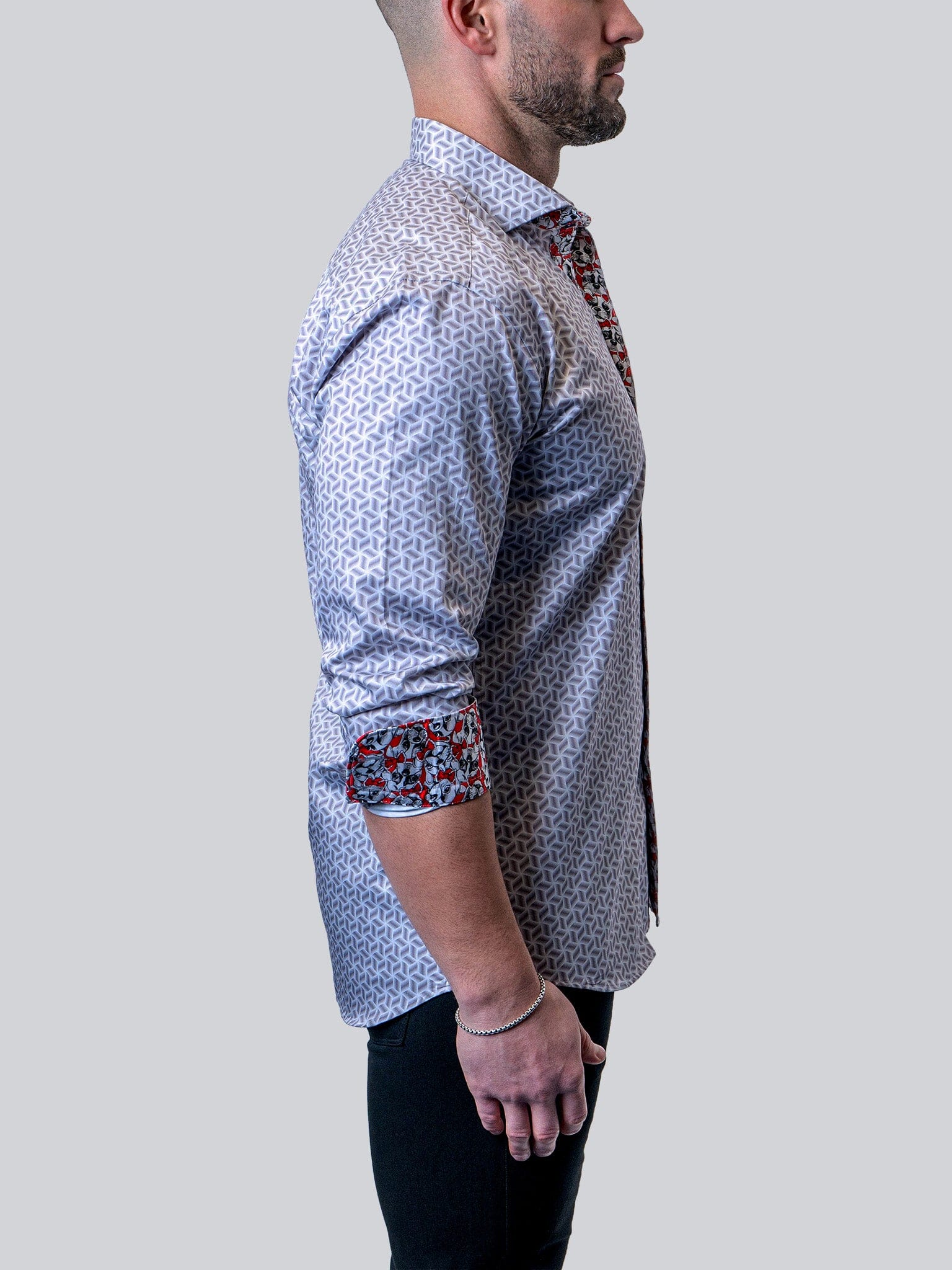 Eins 3D Square Grey Shirt