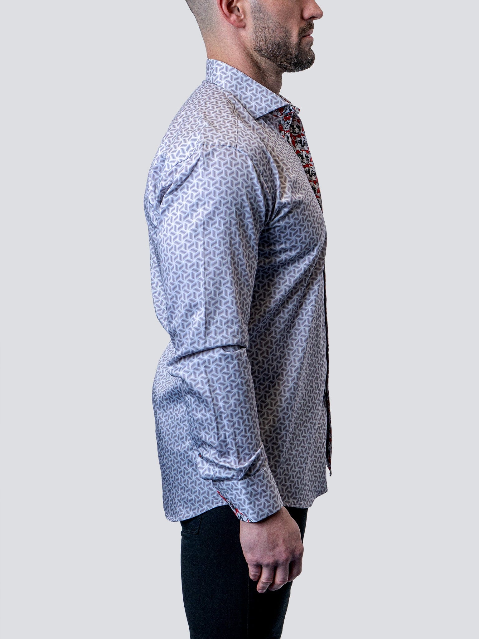 Eins 3D Square Grey Shirt