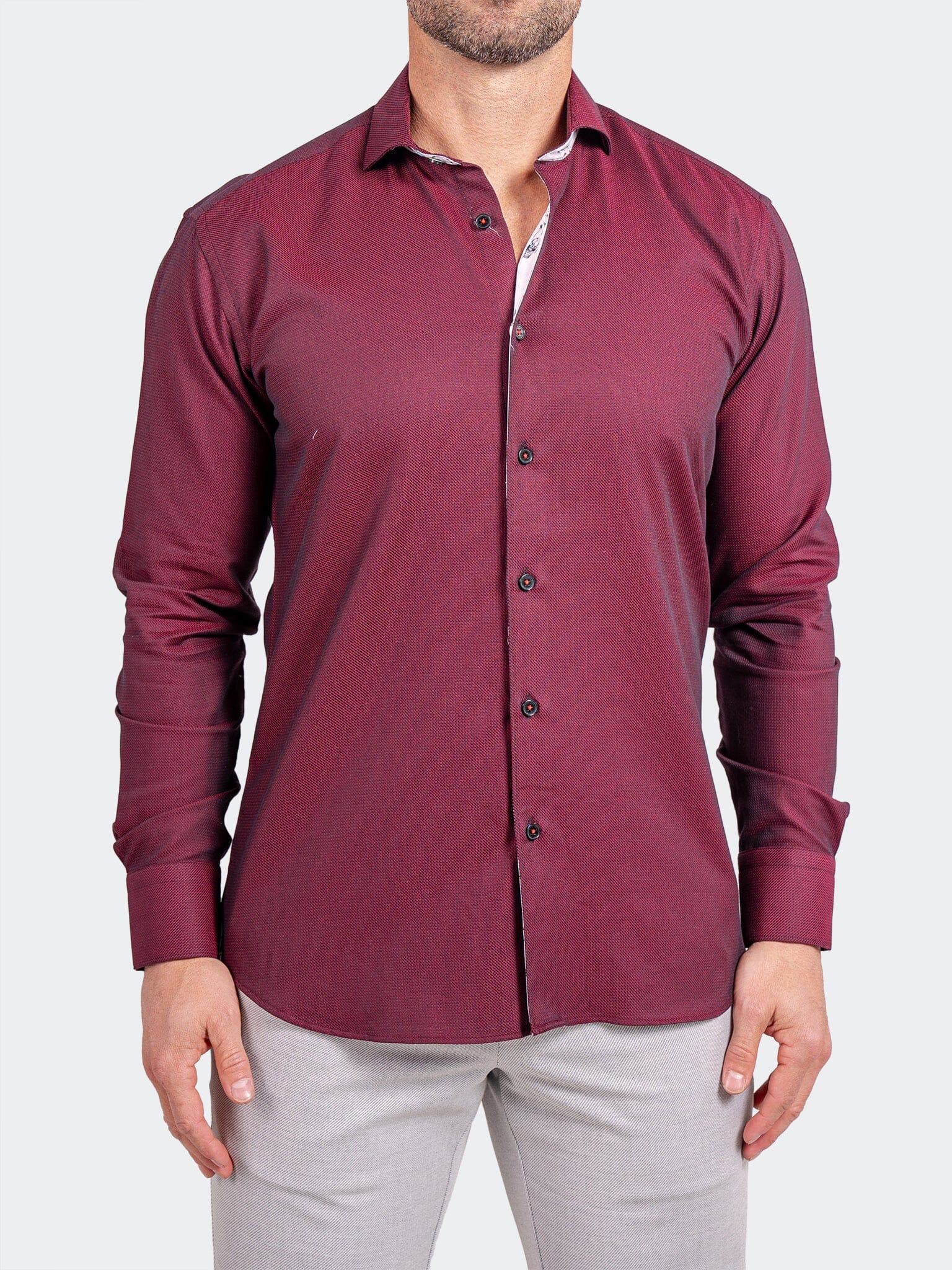 Eins Ascension Burgundy Shirt
