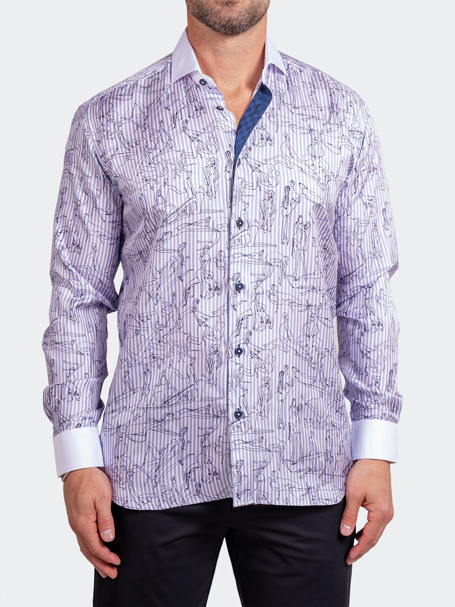 Eins Ascension Lilac Vine Shirt