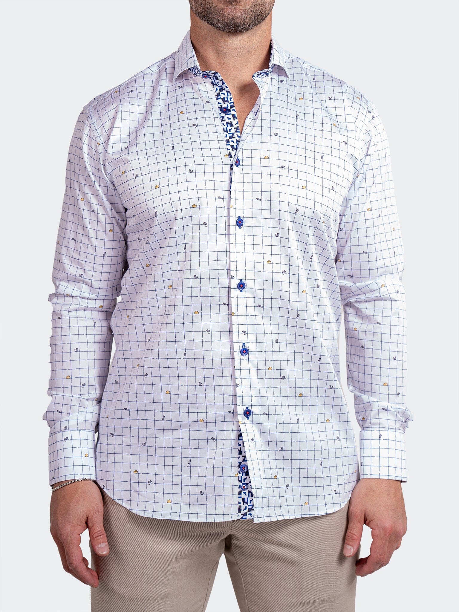 Eins Ascension Grid Shirt