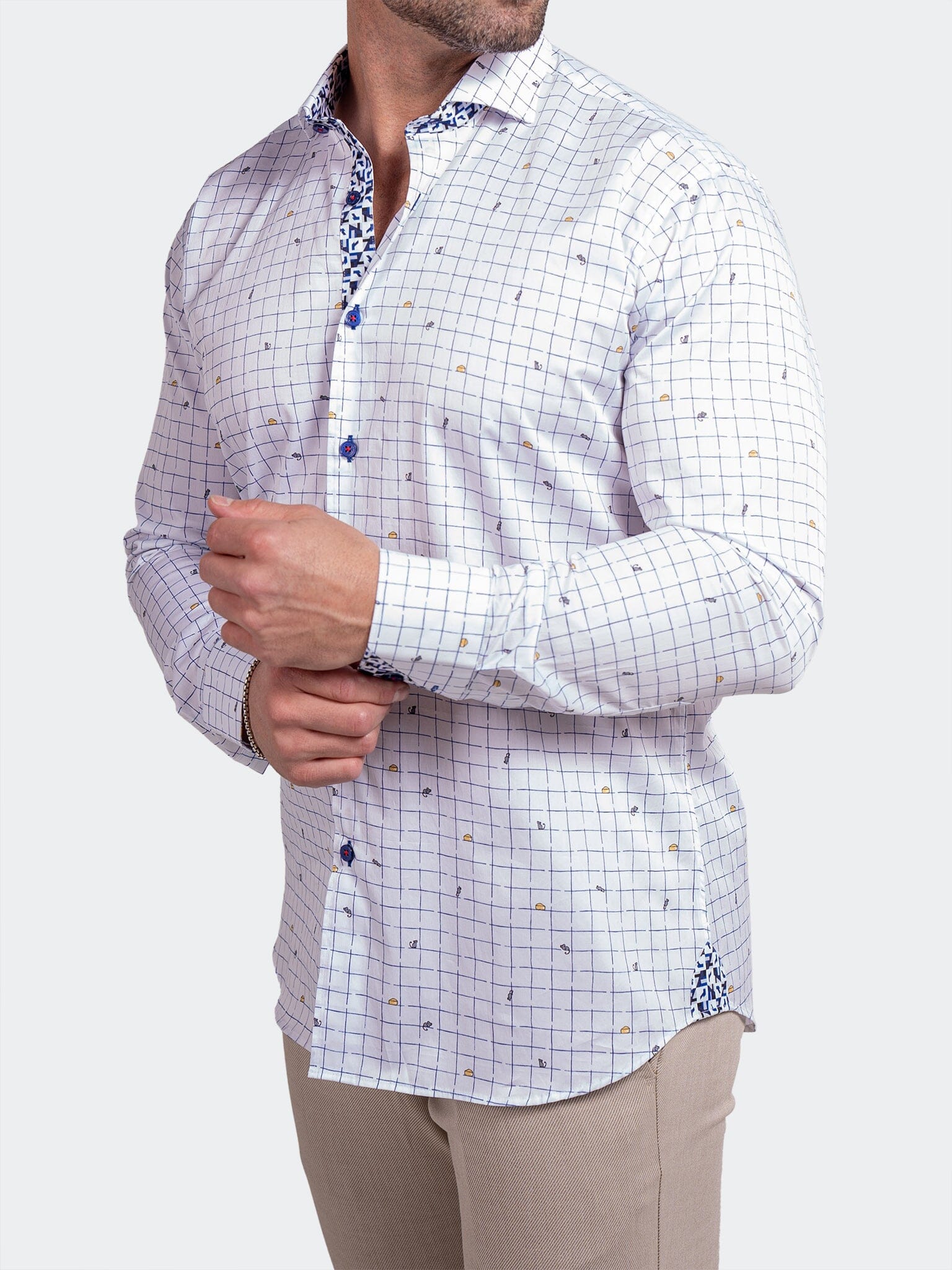 Eins Ascension Grid Shirt