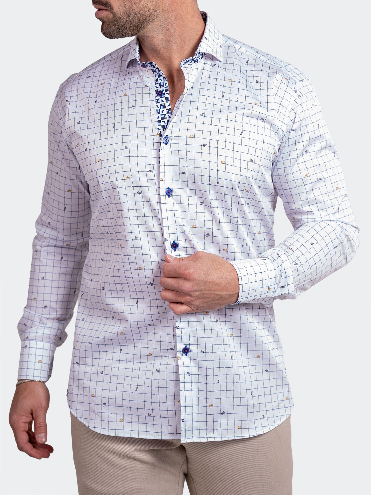 Eins Ascension Grid Shirt