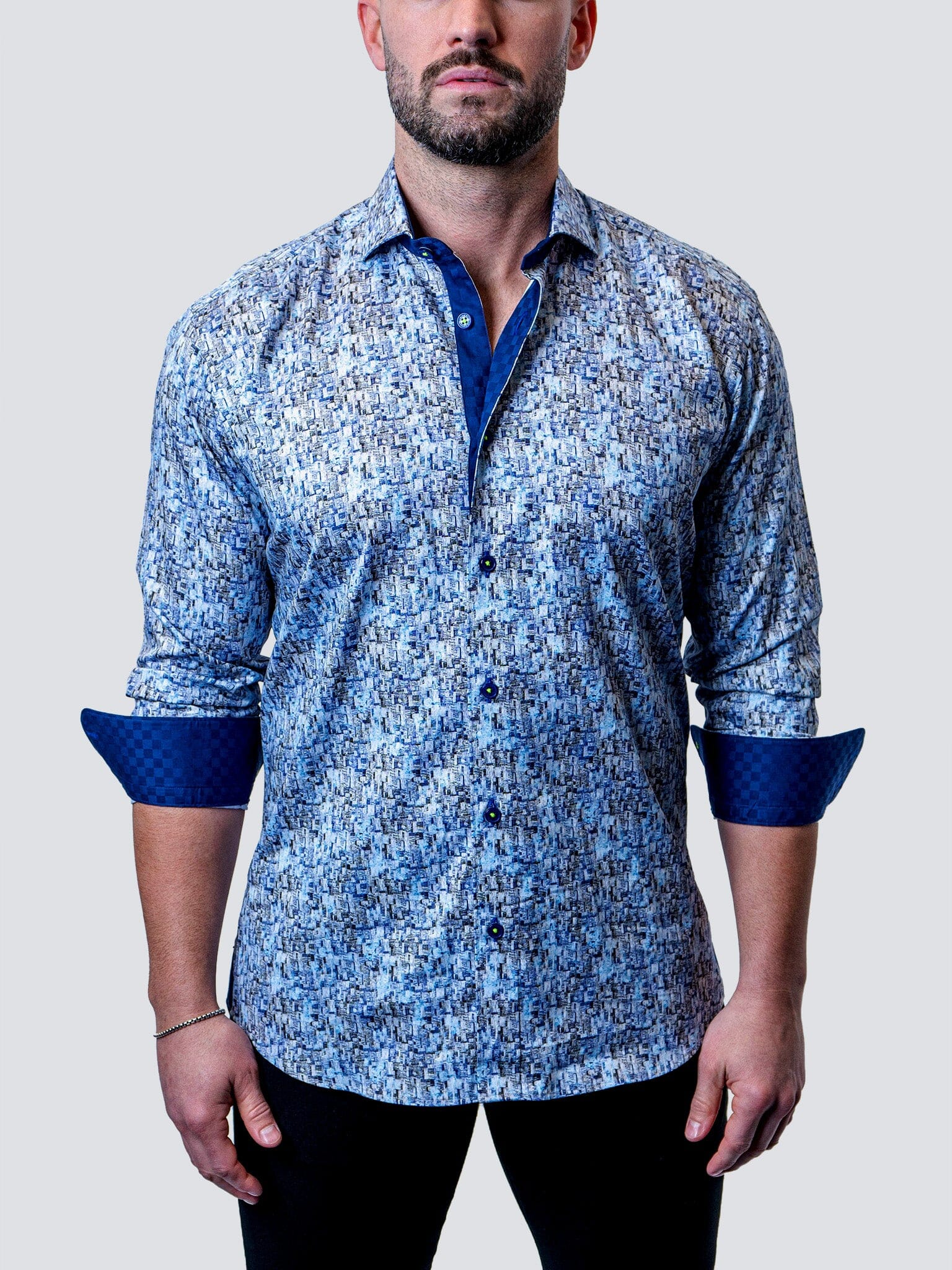 Eins Broken Square Blue