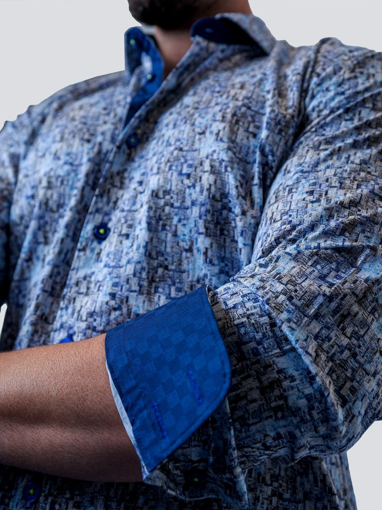 Eins Broken Square Blue