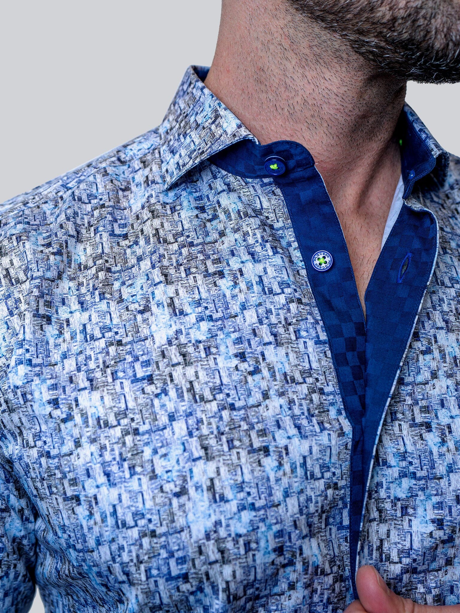 Eins Broken Square Blue