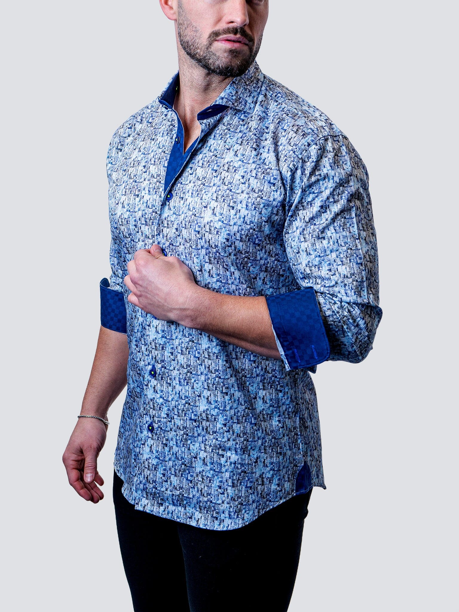 Eins Broken Square Blue