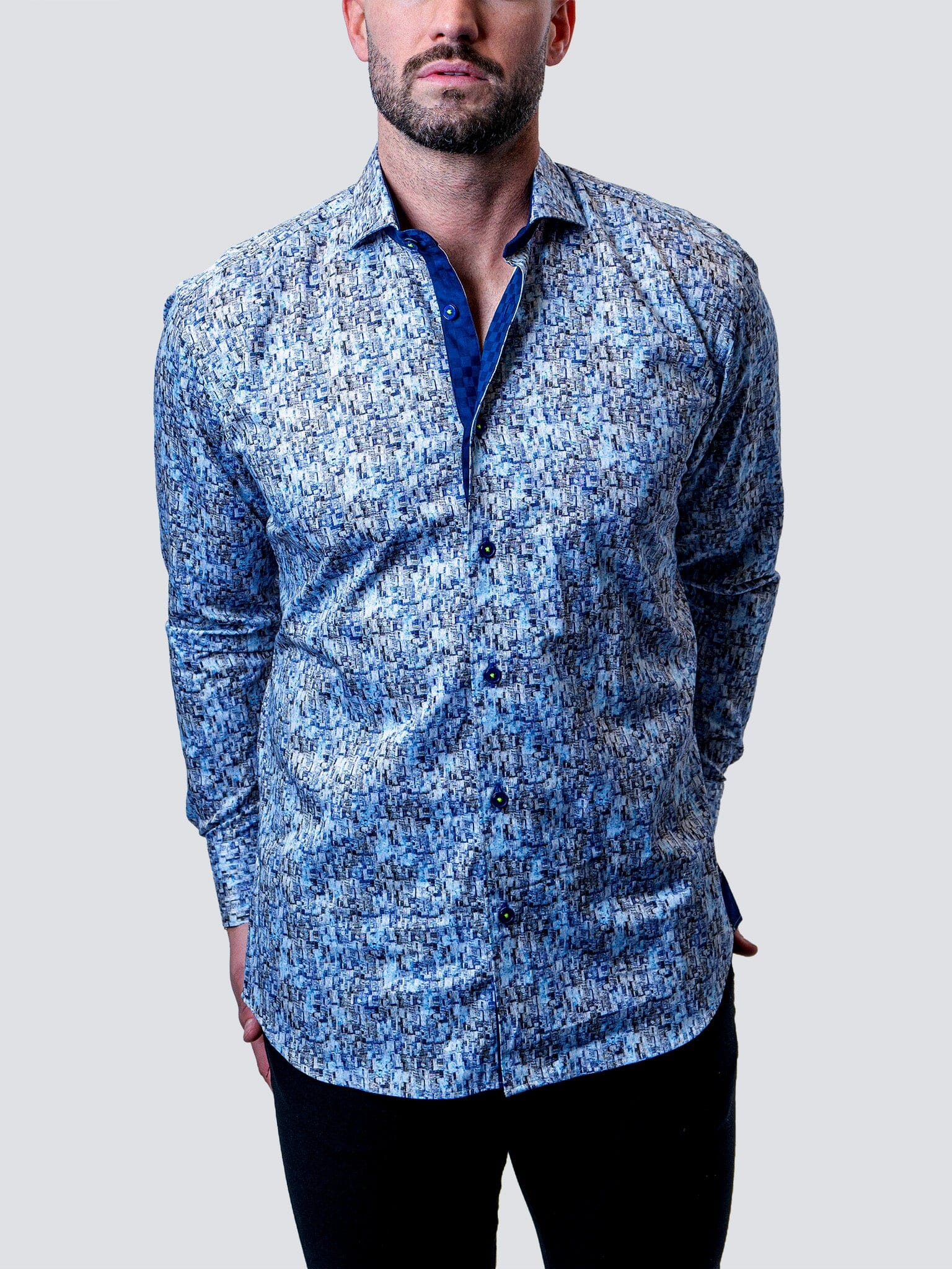 Eins Broken Square Blue