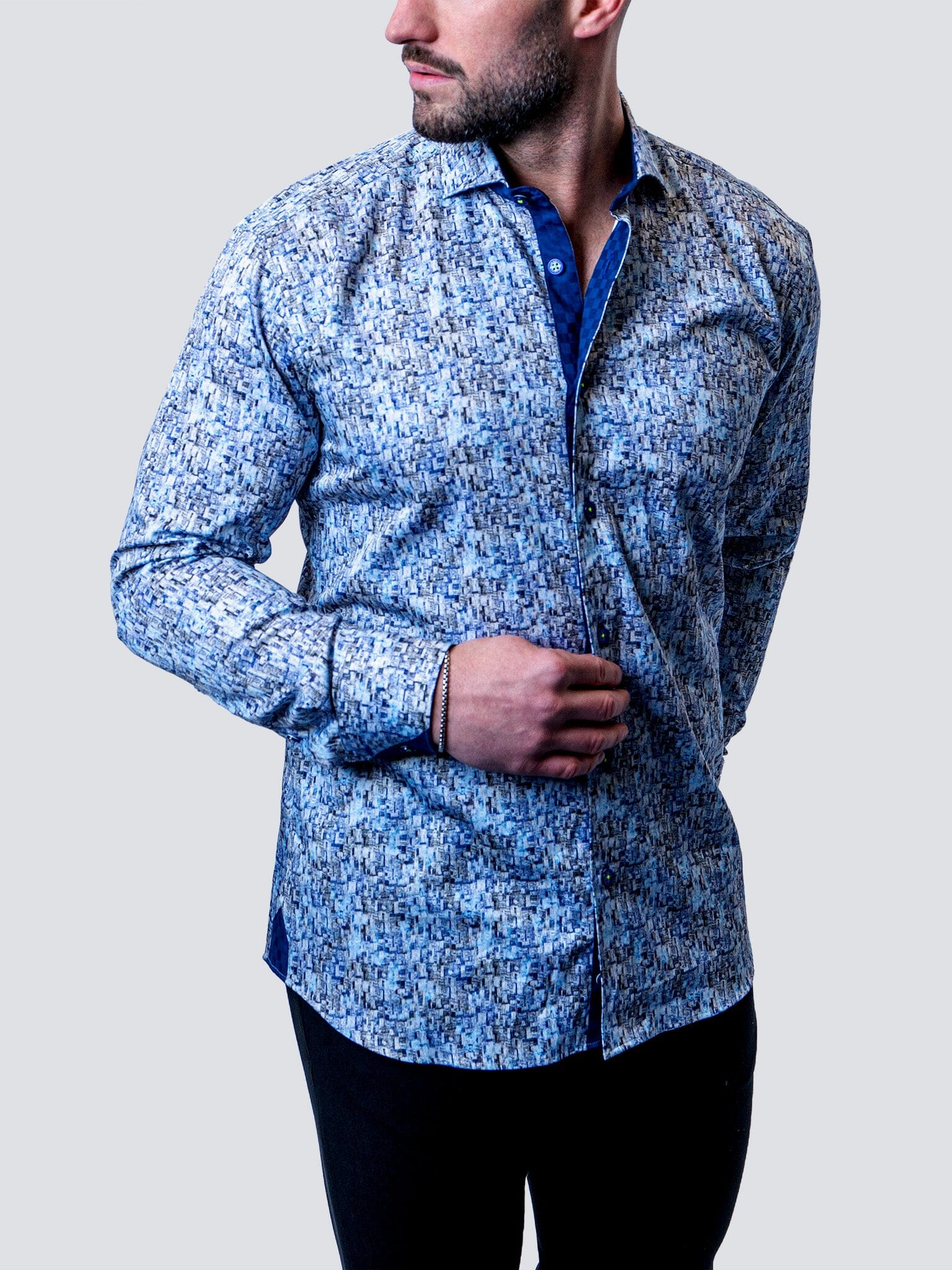 Eins Broken Square Blue