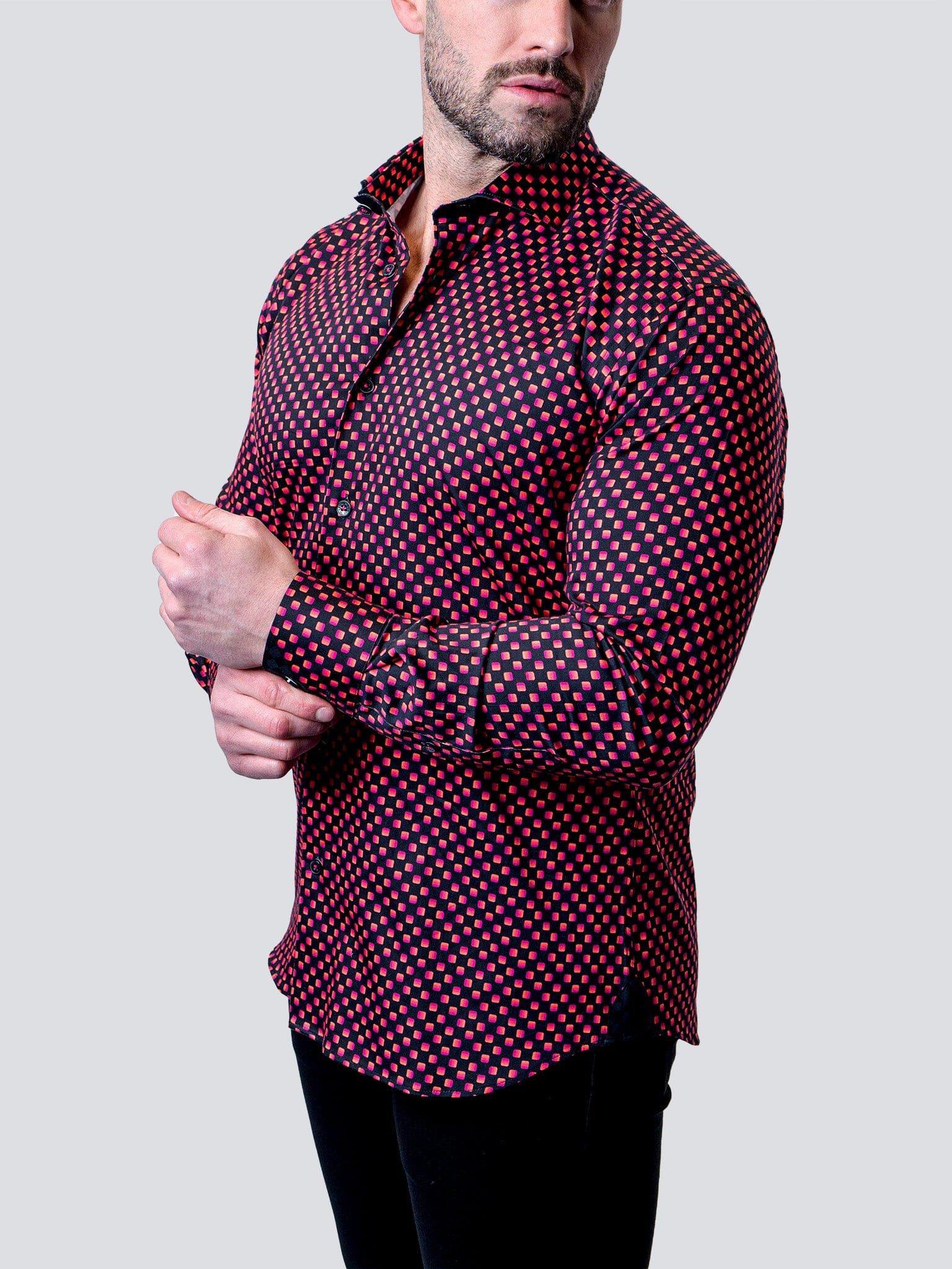 Eins Diagonal Check BLK