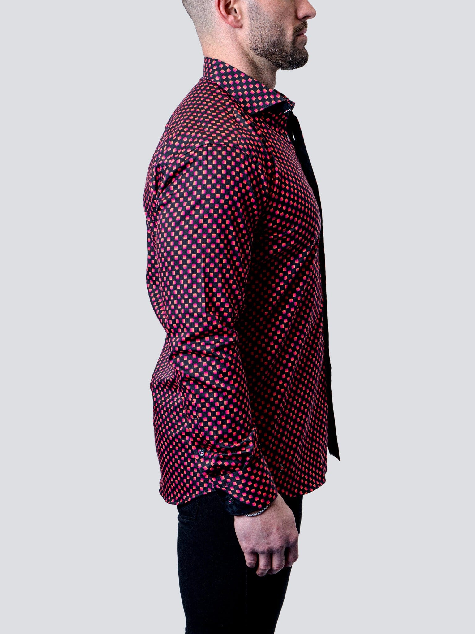 Eins Diagonal Check BLK